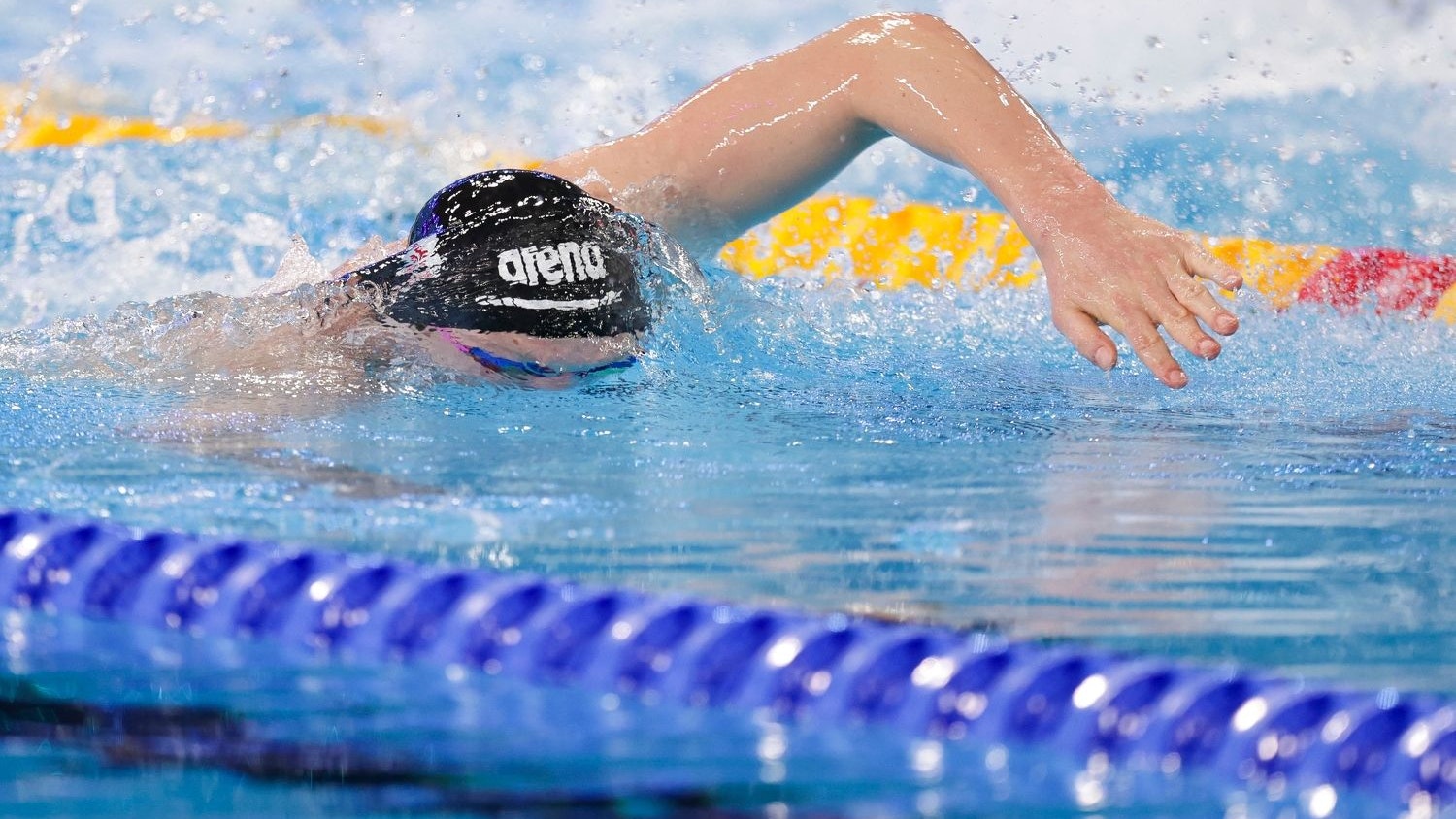 Felix Auböck schwimmt zumeist im Becken.