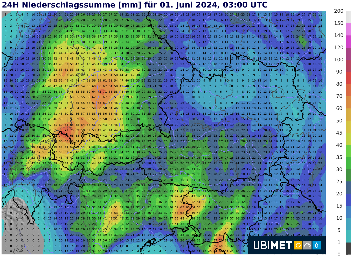Am Freitag ist im Westen Österreichs mit heftigen Regenfällen zu rechnen. 