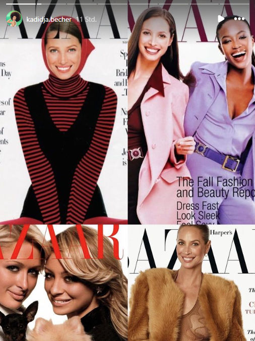 Laut Kerstin Schneider sind keine lachenden Models auf ihrem Magazin erwünscht. Kadidja hat da nochmal recherchiert.