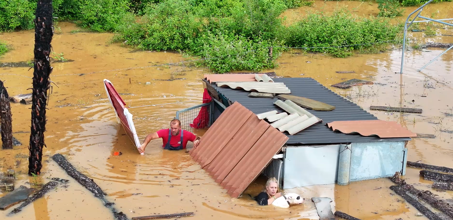 Einen lebensgefährlichen Move wagte eine Frau aus Krk (Kroatien) am Freitag.