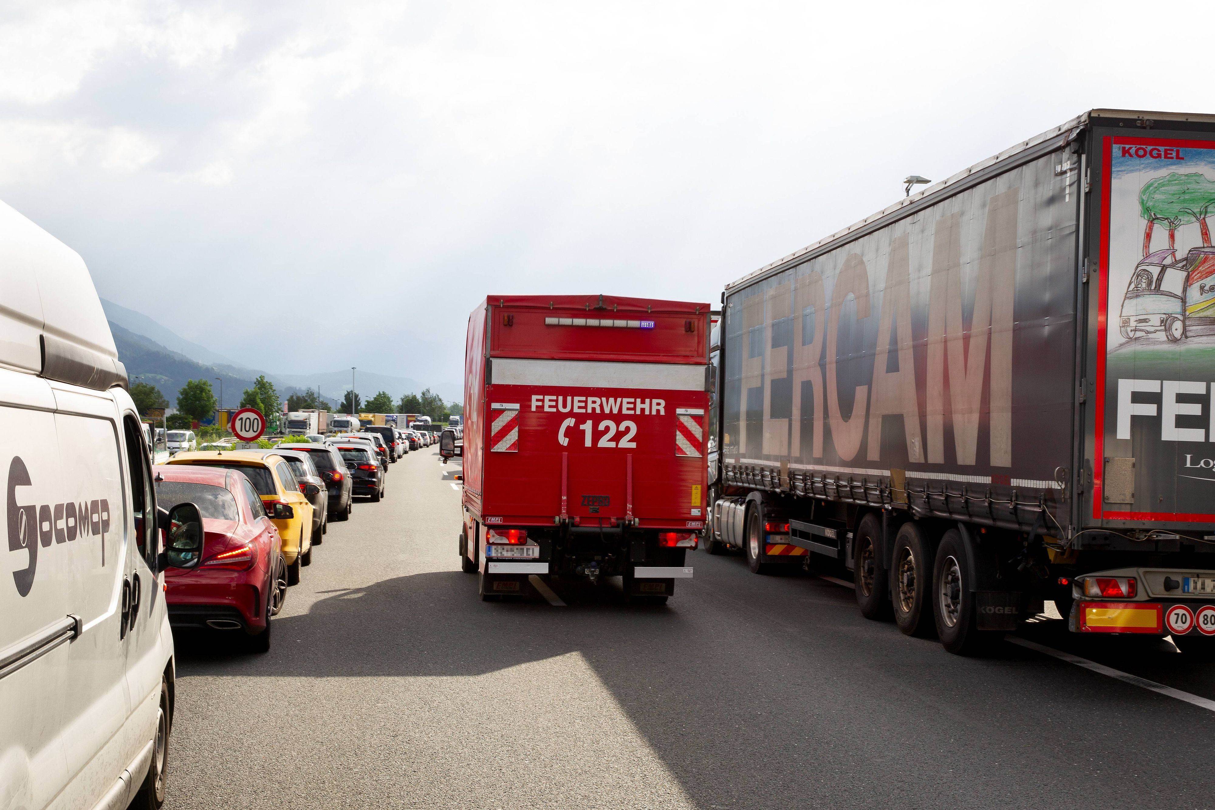 In Vorarlberg kam es auf der A14 zu einem Crash. (Symbolbild)
