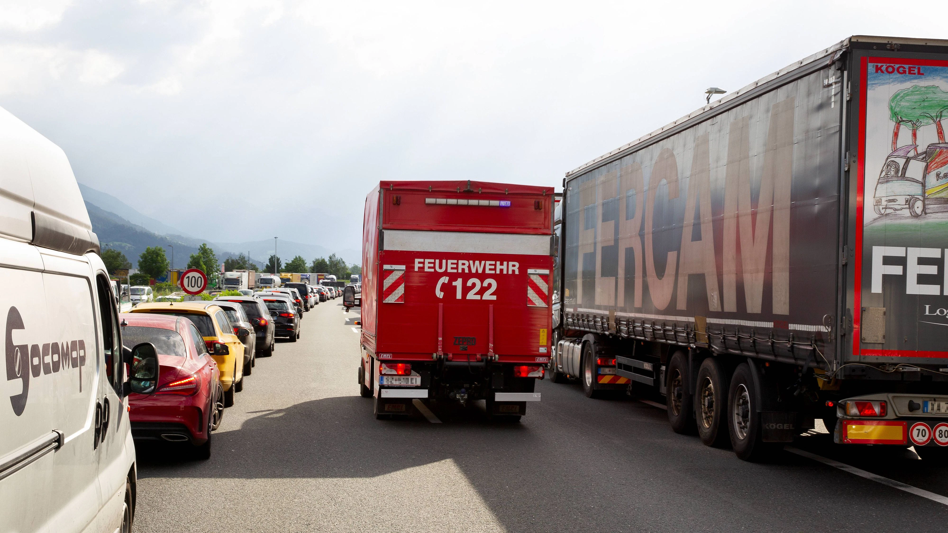 In Vorarlberg kam es auf der A14 zu einem Crash. (Symbolbild)