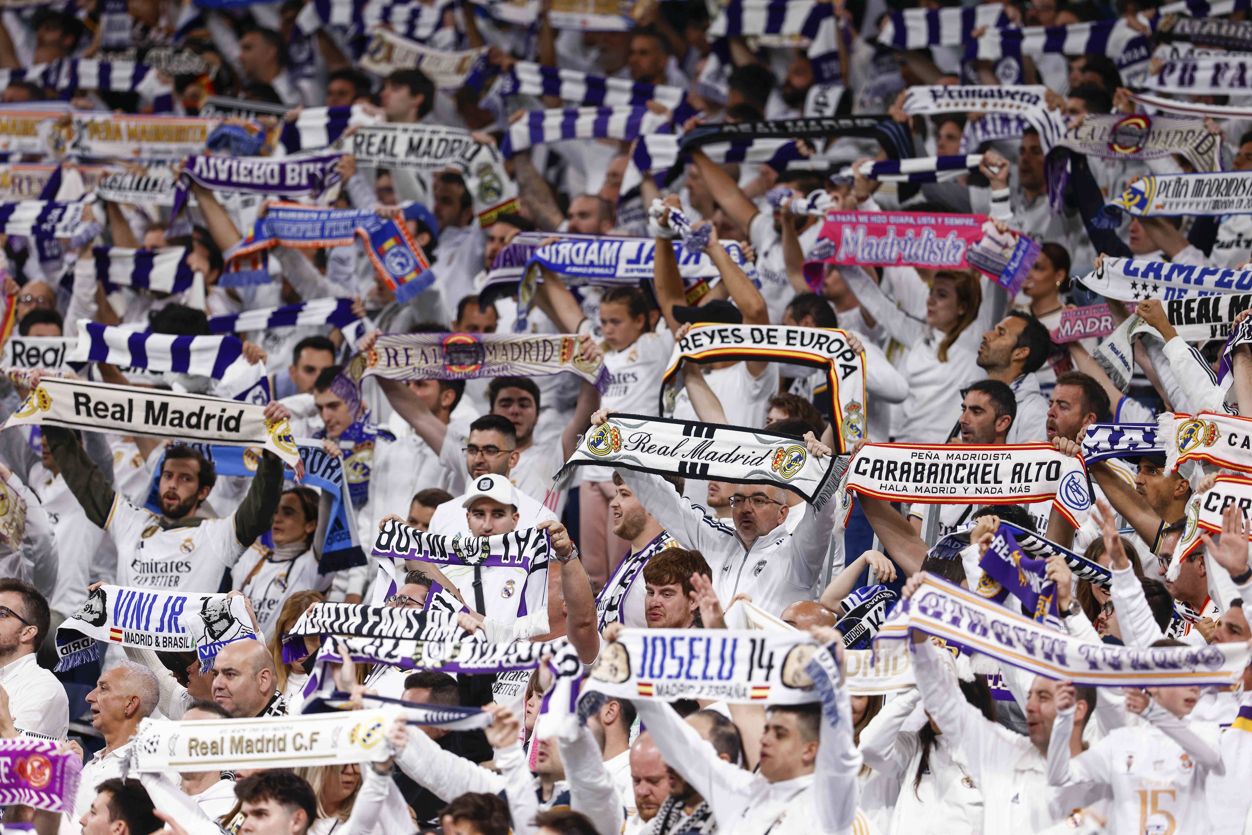 Fans von Real Madrid konnten nicht nach London fliegen. 