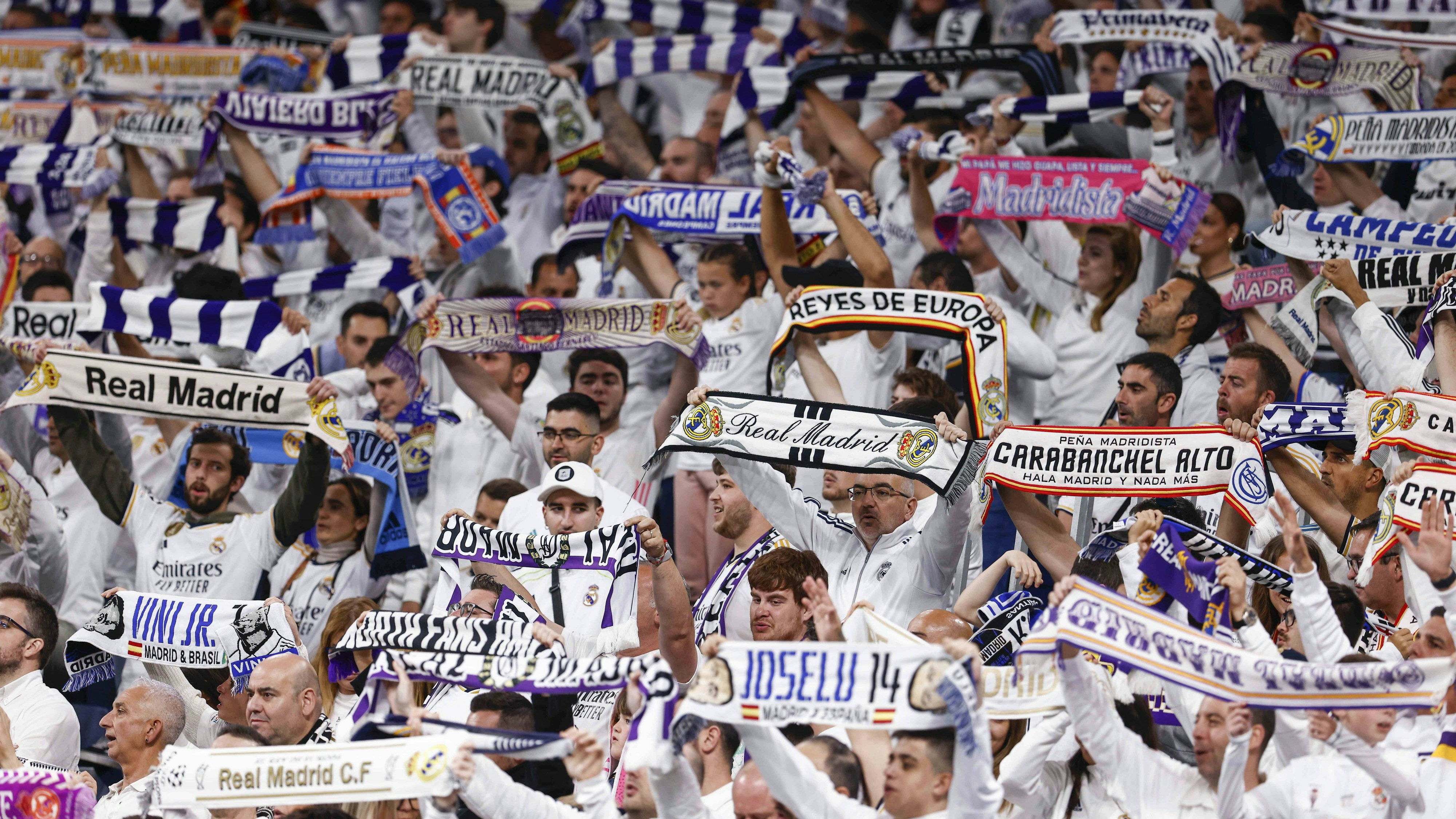Fans von Real Madrid konnten nicht nach London fliegen. 