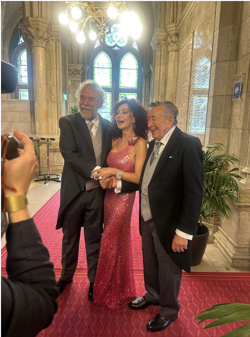 Im Wiener Rathaus vor der standesamtlichen Hochzeit&nbsp; gibt es eine 