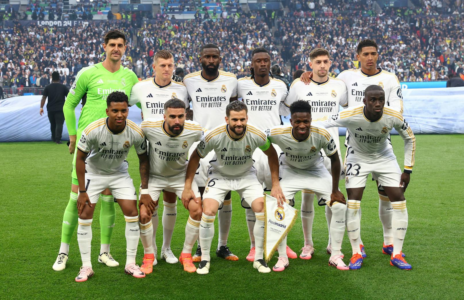 Die "königliche" Startaufstellung von Real Madrid im Champions-League-Finale. 