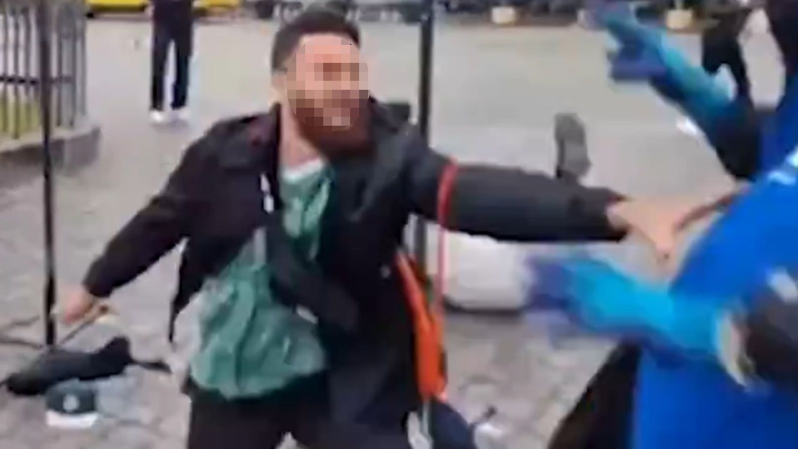 Der 25-jährige Afghane wurde durch Schüsse gestoppt. 