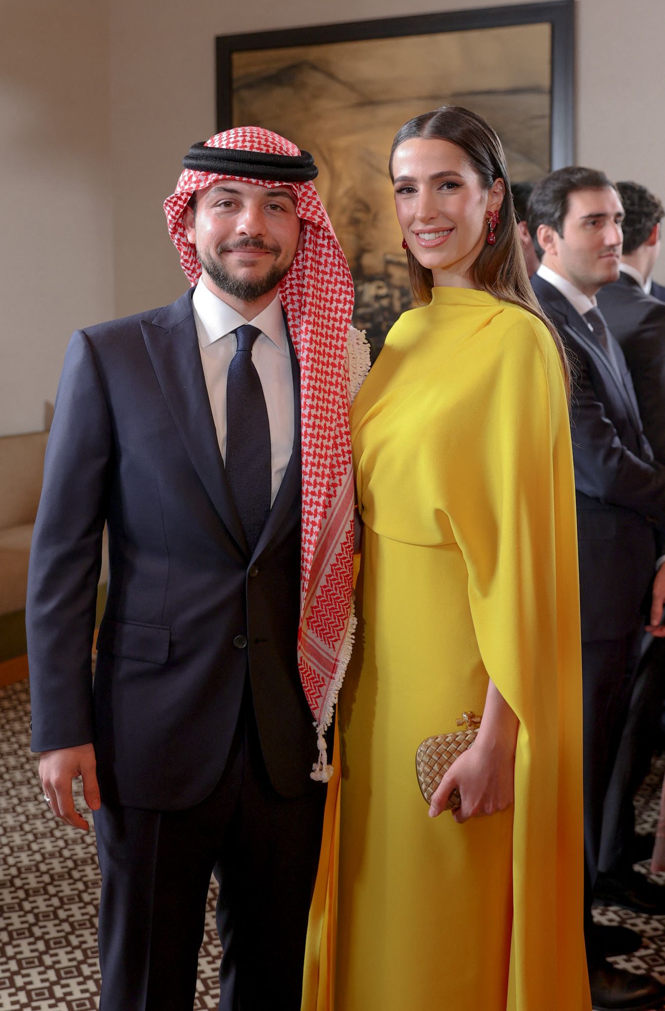Prinzessin Rajwa und Kronprinz Hussein bin Abdullah II werden Eltern.