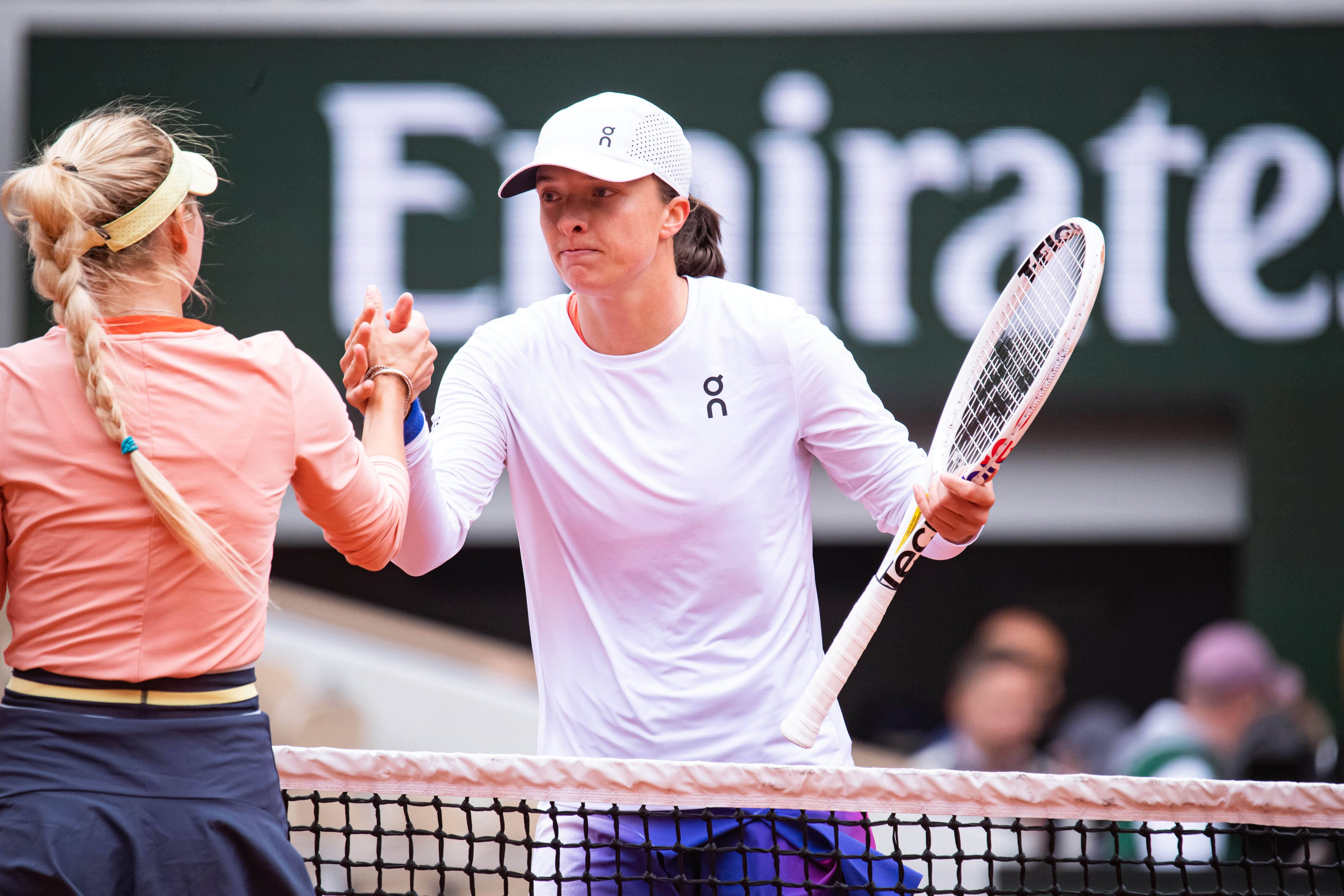 Swiatek siegte in Paris in nur 40 Minuten.