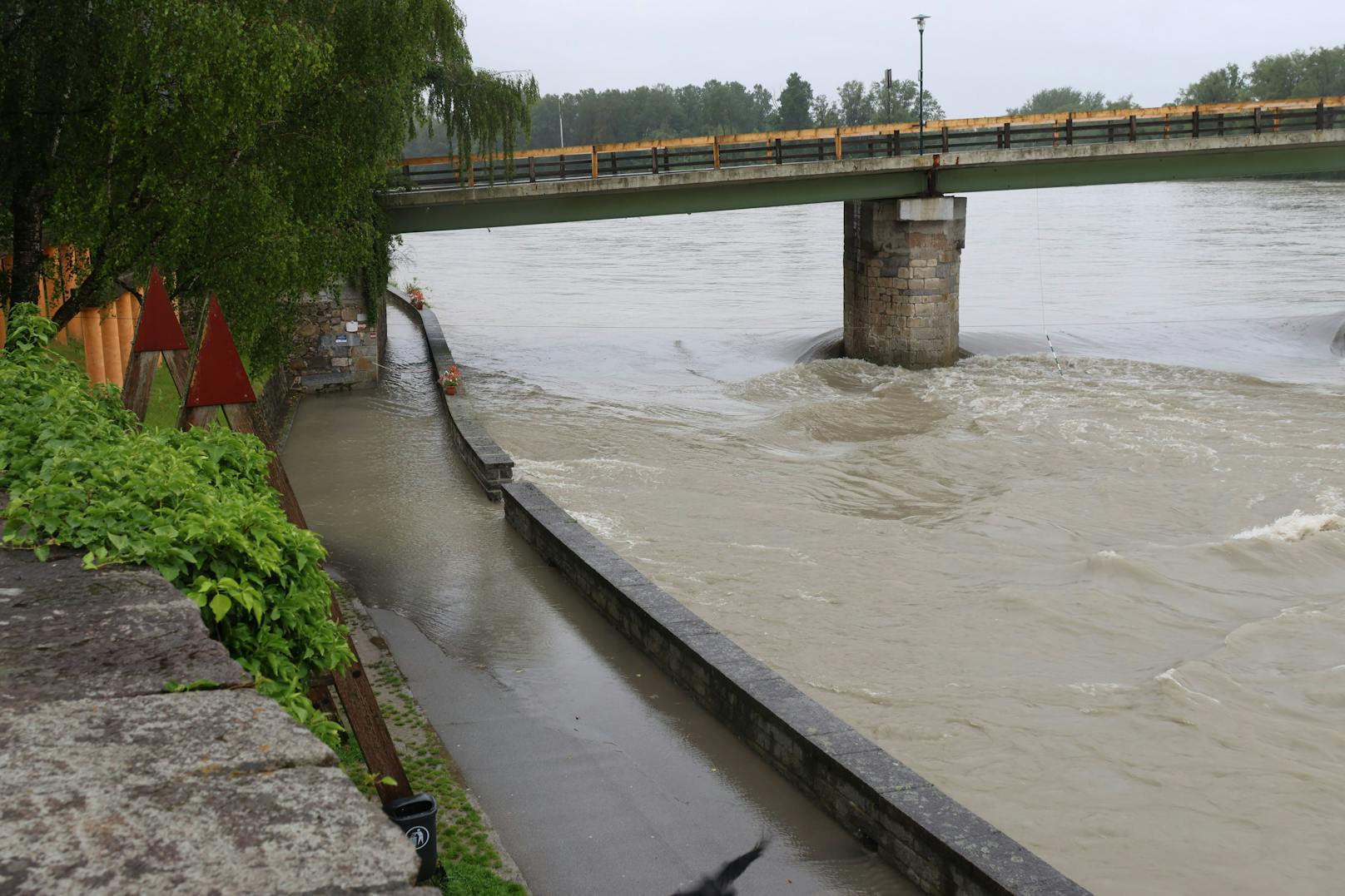 In dem Bereich kam es bereits zu Überflutungen.