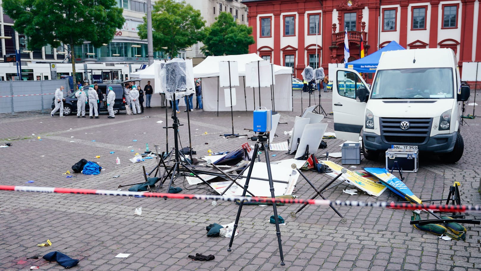 Polizist stirbt nach Messer-Attacke von Mannheim