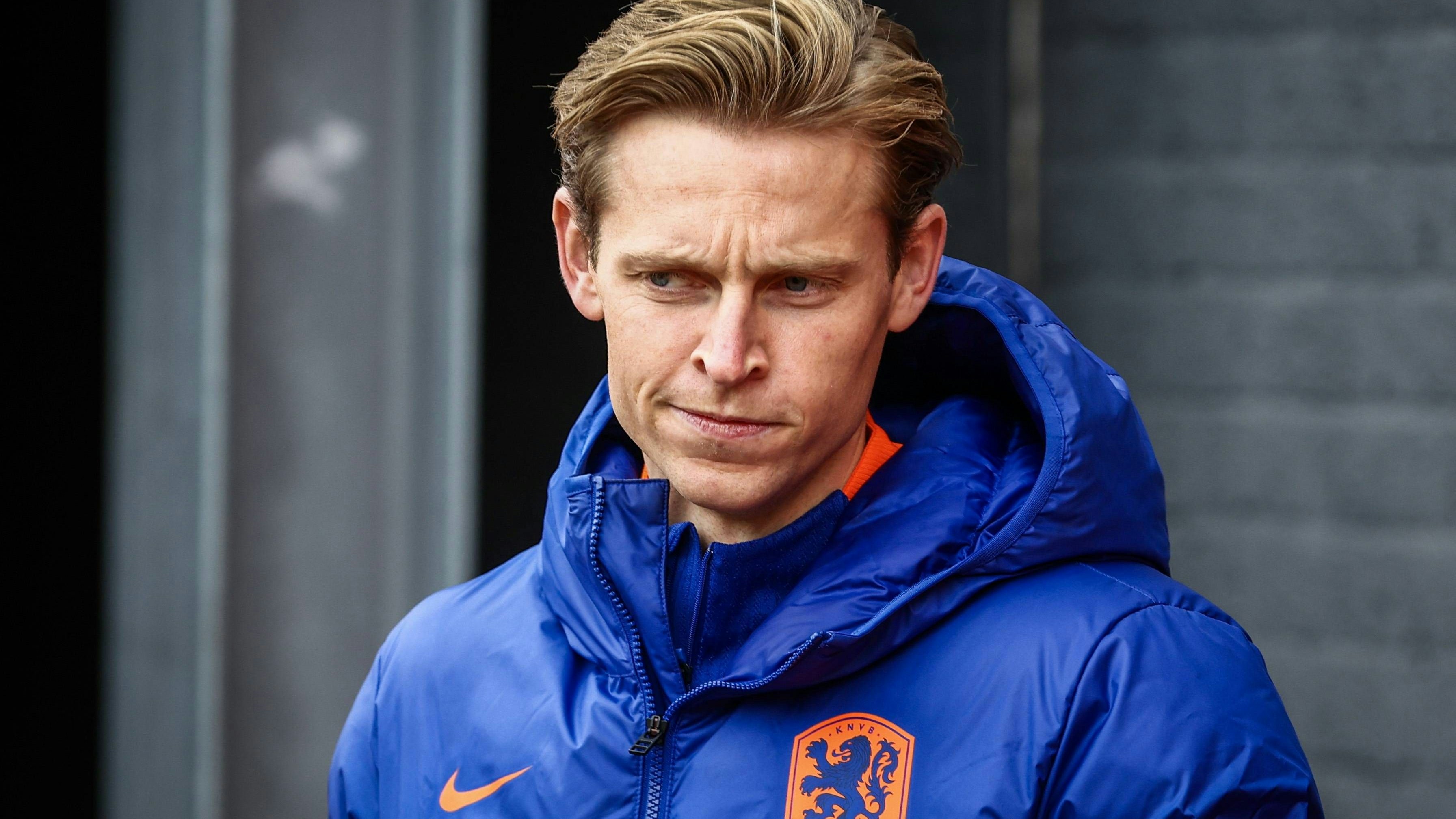 ZEIST - Footballer Frenkie de Jong during a media moment prior to a training session on the KNVB Campus on June 2, 2024 in Zeist, the Netherlands. The Dutch national team, Nationalteam is preparing for the European Football Championship in Germany. ANP VINCENT JANNINK UEFA EURO, EM, Europameisterschaft,Fussball 2024 Germany 2024 xVIxANPxSportx/xxANPxIVx 500146704 originalFilename: 500146704.jpg