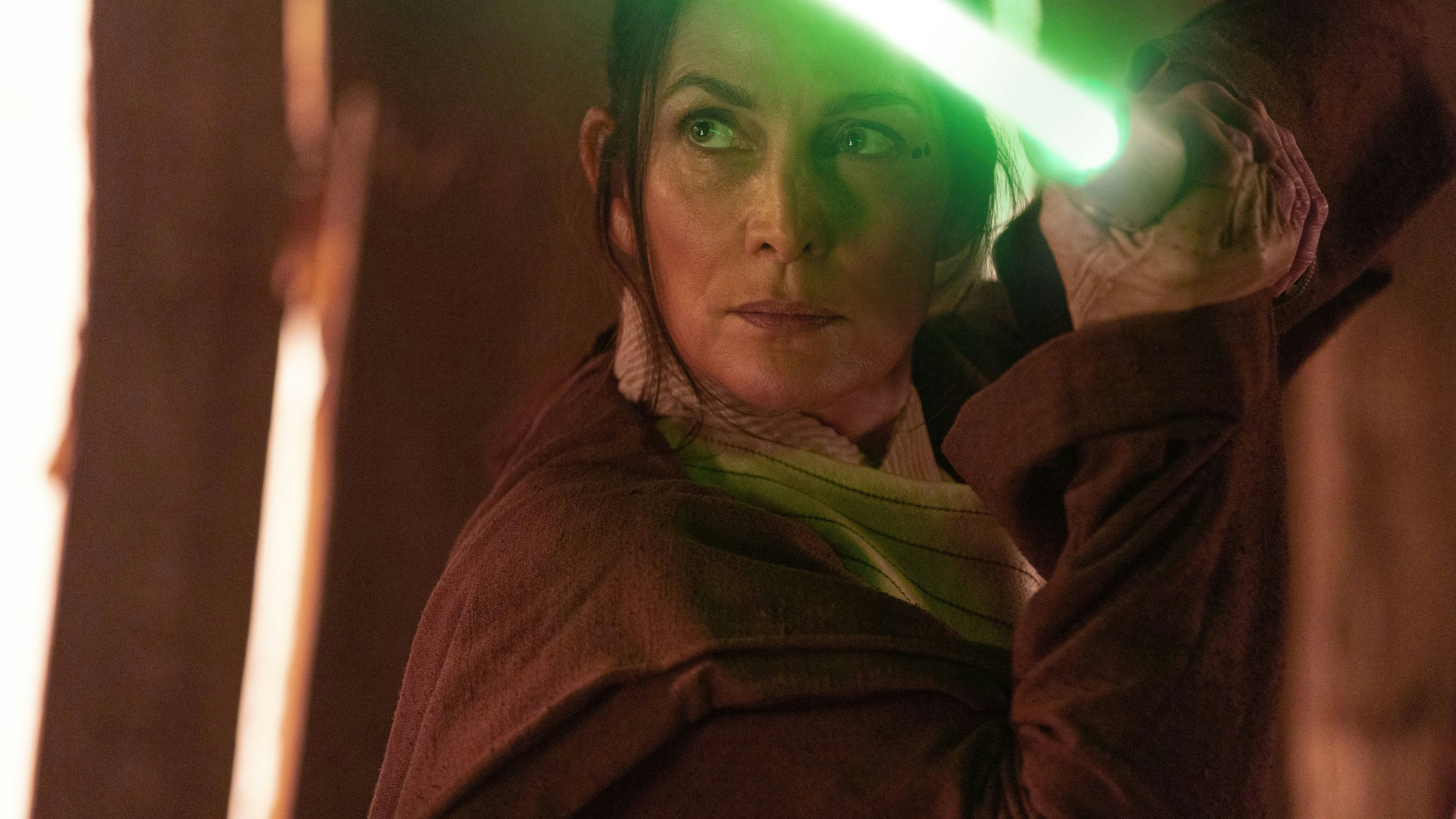 Jedi Meister&nbsp;Indara&nbsp;(Carrie-Anne Moss): "Star Wars: The Acolyte" ab 5. Juni auf Disney+