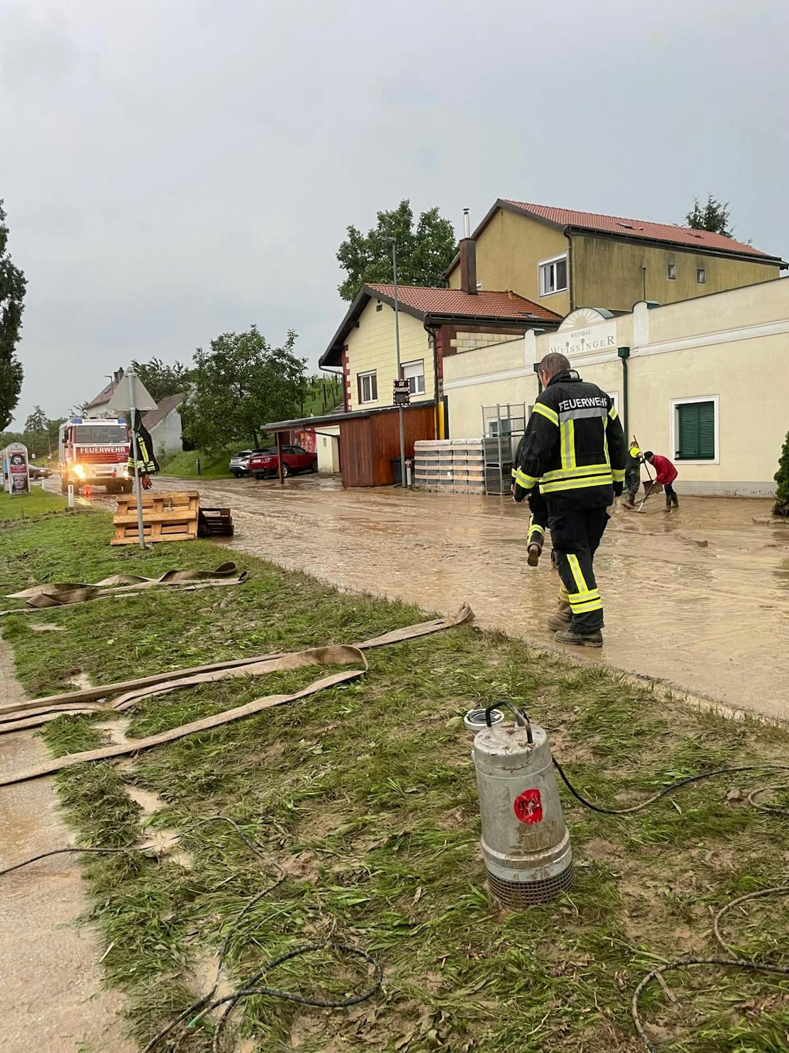 Unwettereinsätze im Bezirk St. Pölten-Land