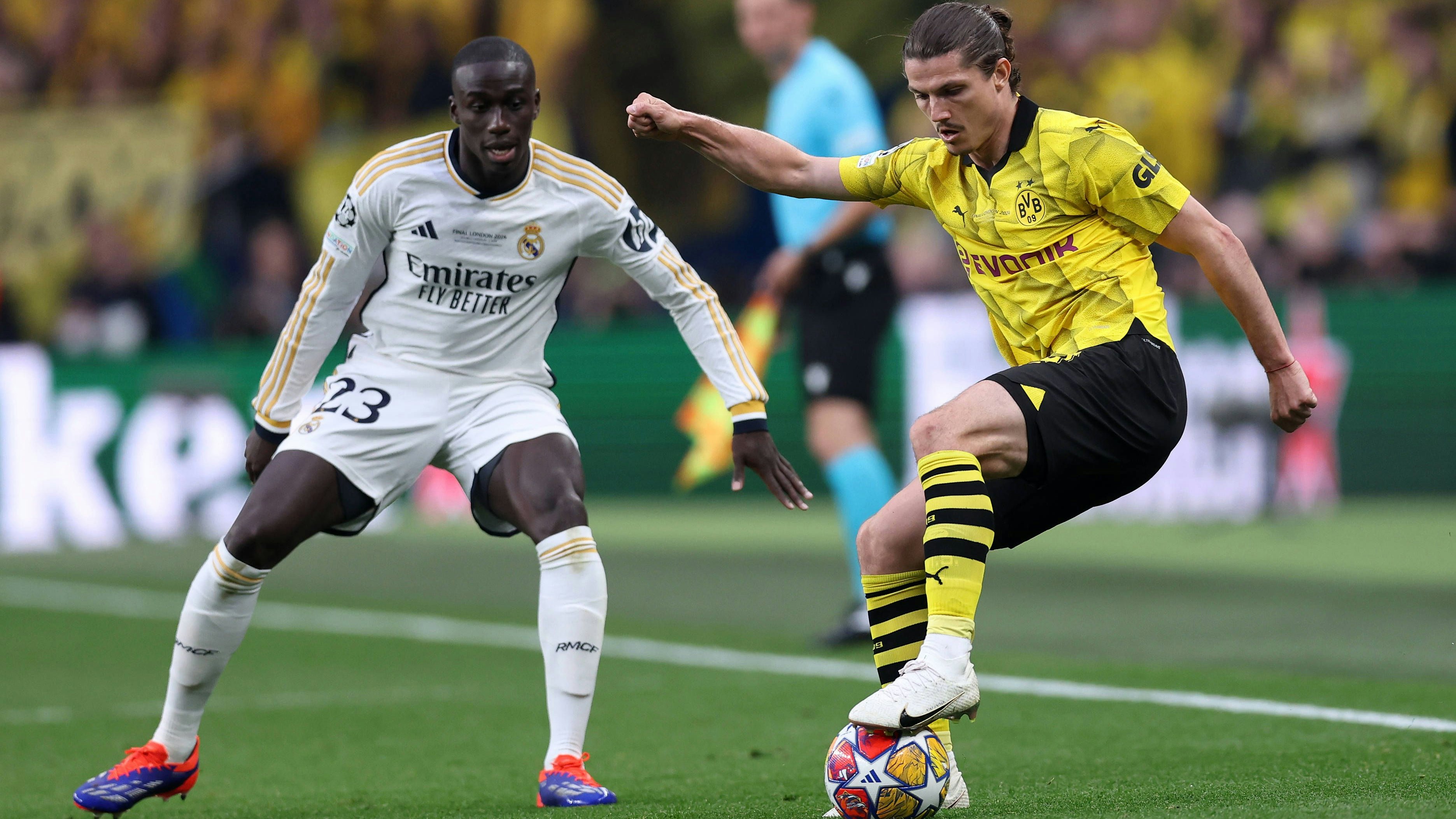 Für Marcel Sabitzer und den BVB war erst im Finale gegen Real Madrid Schluss.