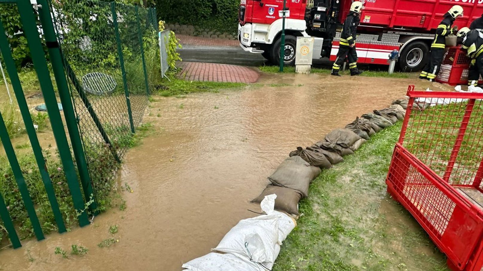 Unwetter im Raum Pinkafeld