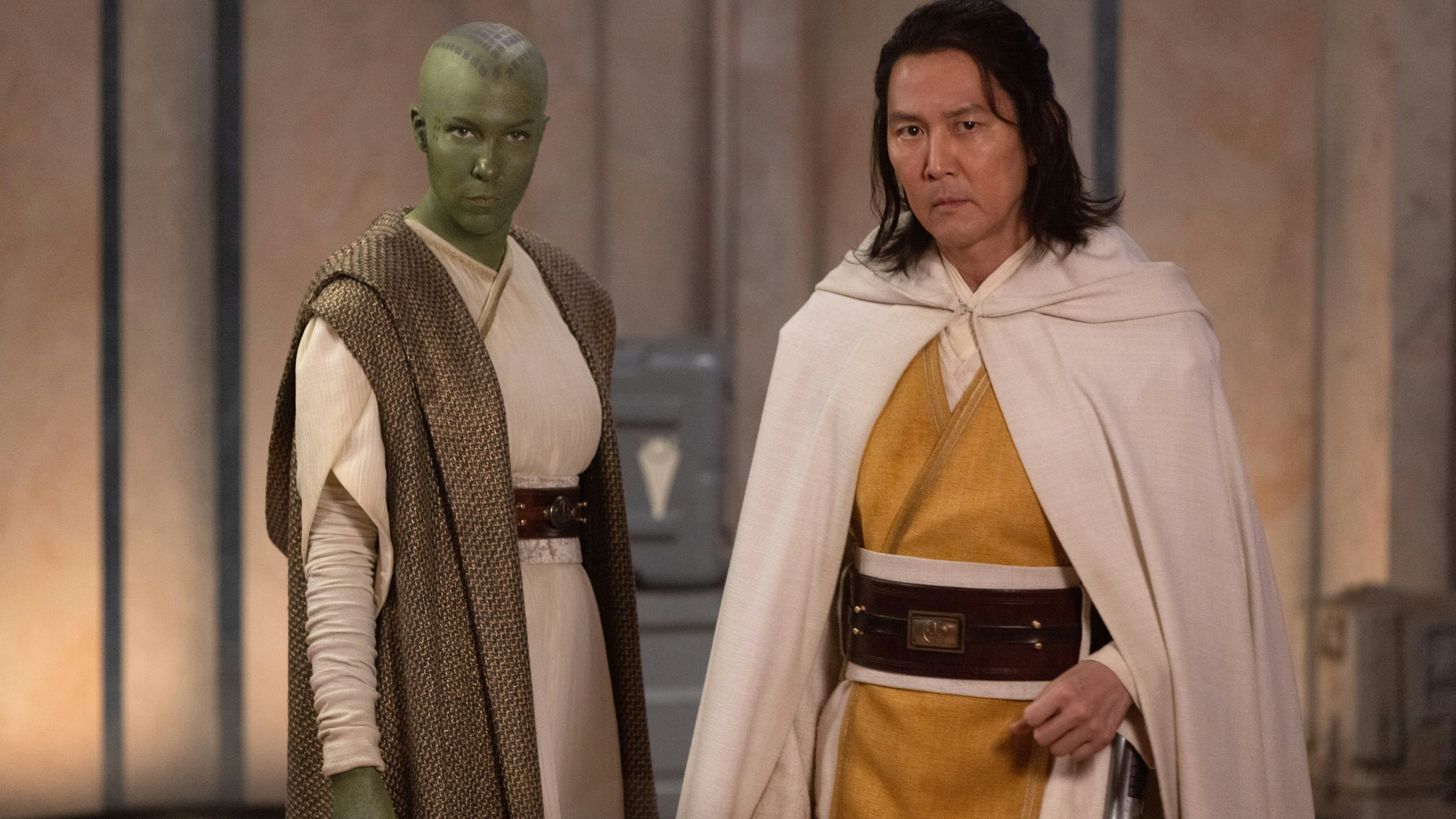 Vernestra Rwoh&nbsp;(Rebecca Henderson) und  Meister Sol&nbsp;(Lee Jung-jae): "Star Wars: The Acolyte" ab 5. Juni auf Disney+