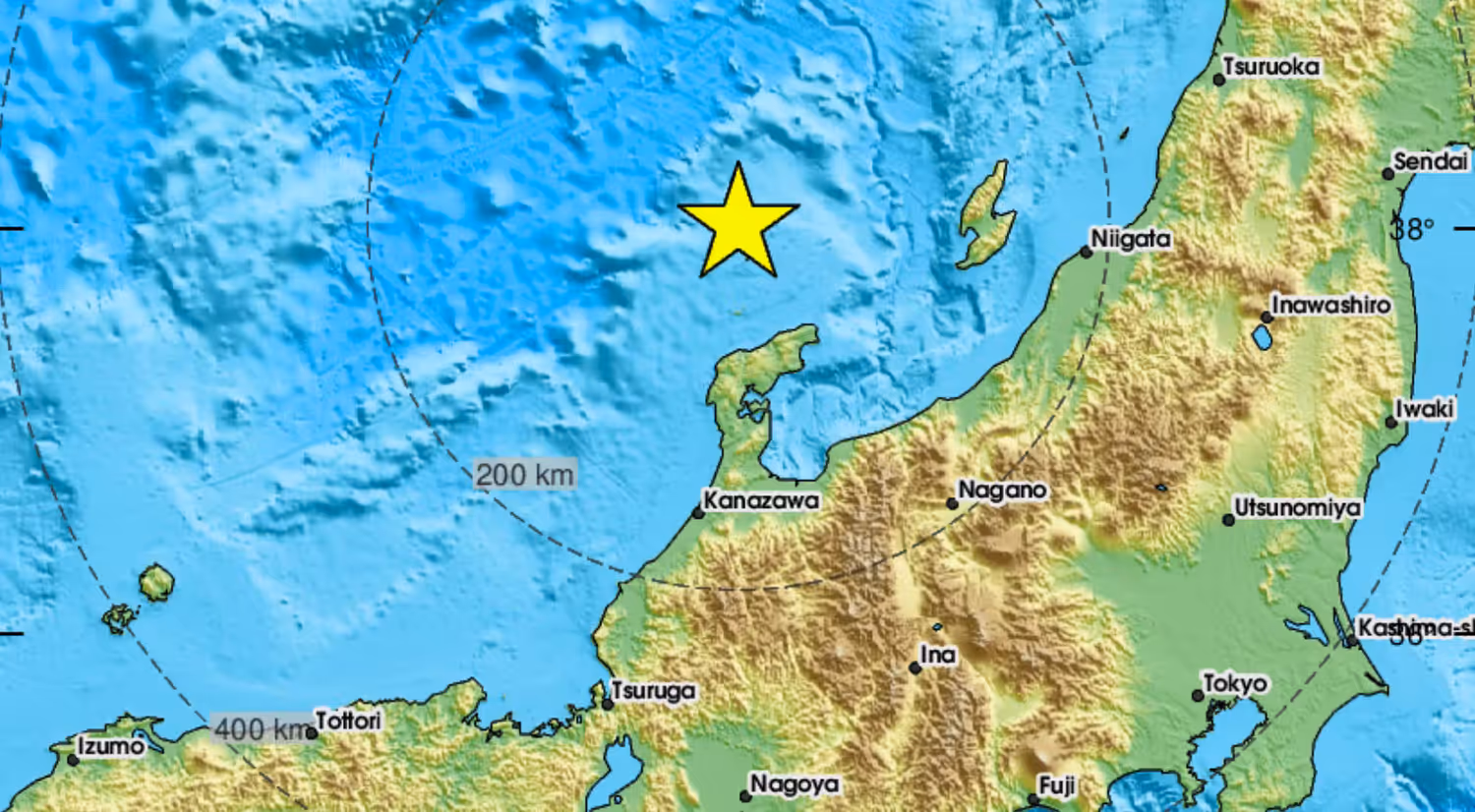 Ein Epizentrum liegt Nahe der Halbinsel Noto.