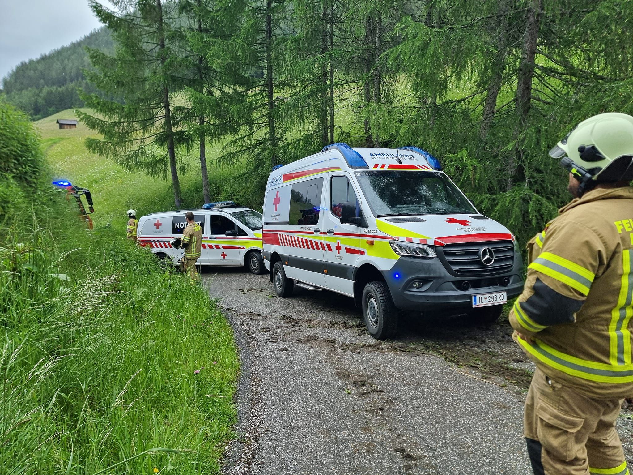 Die Einsatzkräfte waren rasch vor Ort.