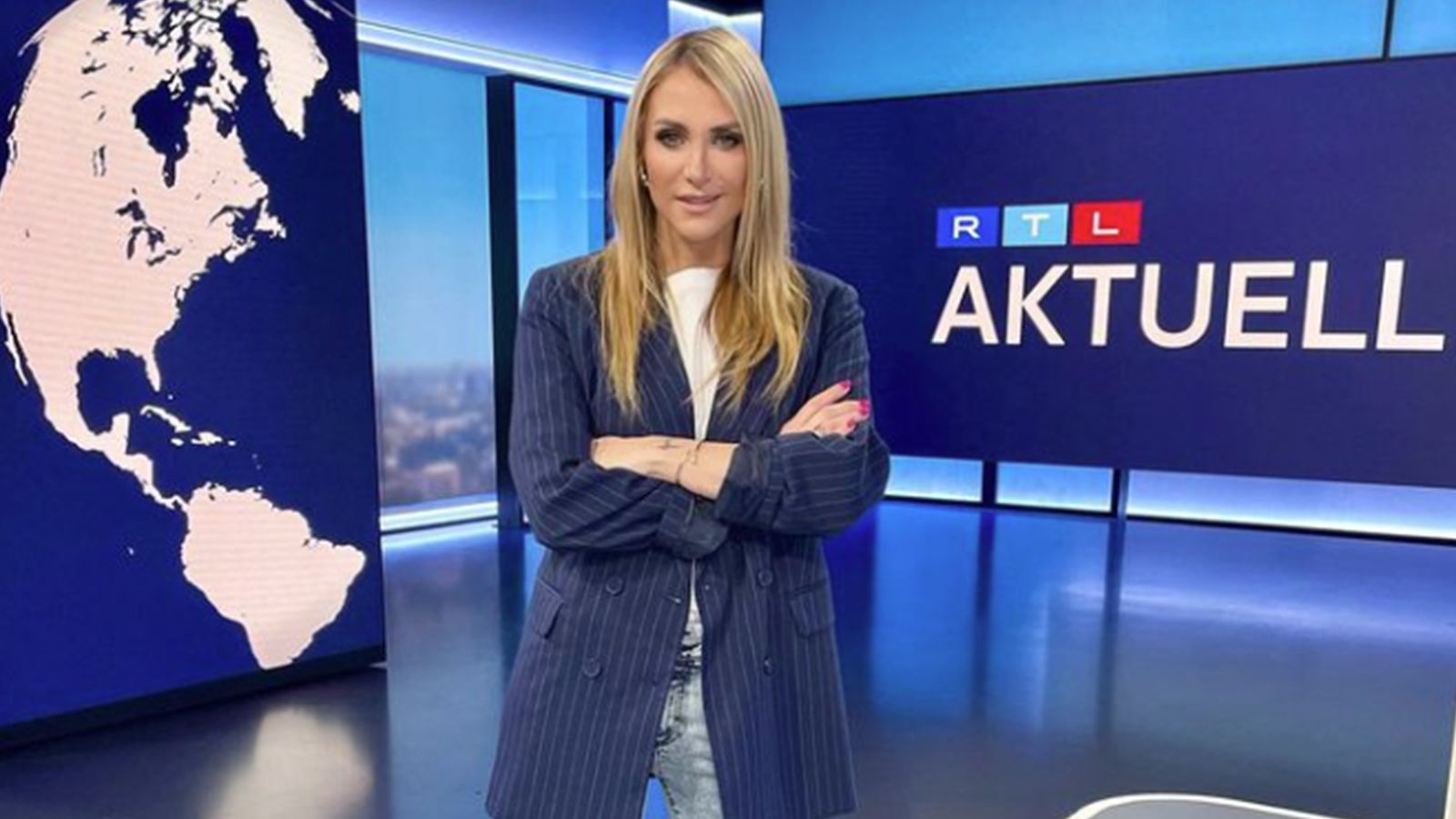 TV-Moderatorin Anna Kraft war früher Leichtathletin.