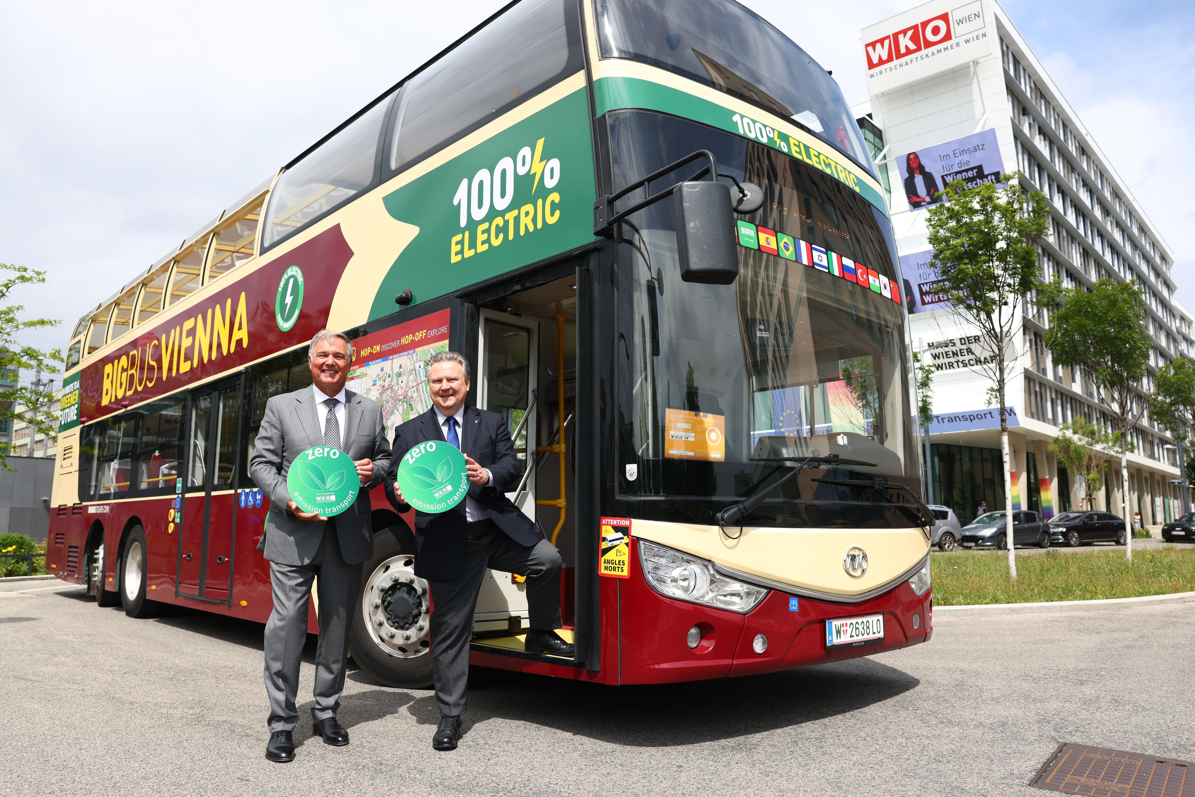 Präsident der Wirtschaftskammer Wien, Walter Ruck und Bürgermeister Michael Ludwig (v.l.).