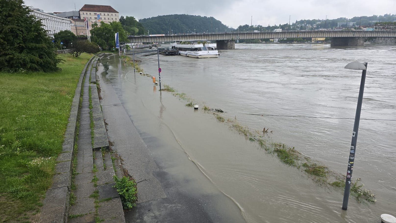 Der Hochwasserschutz der Stadt Linz wird jetzt noch weiter ausgebaut.