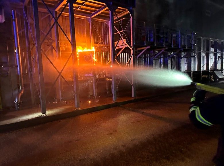 Die Feuerwehr war schnell vor Ort.