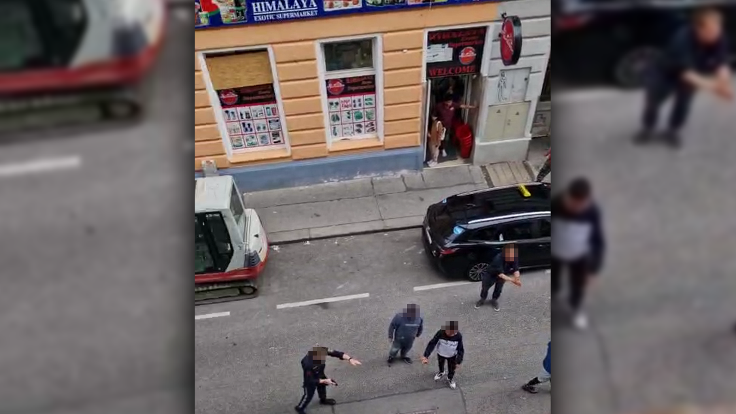 Heute.at - Wilde Messerstecherei in Favoriten, Polizei zückt Waffe