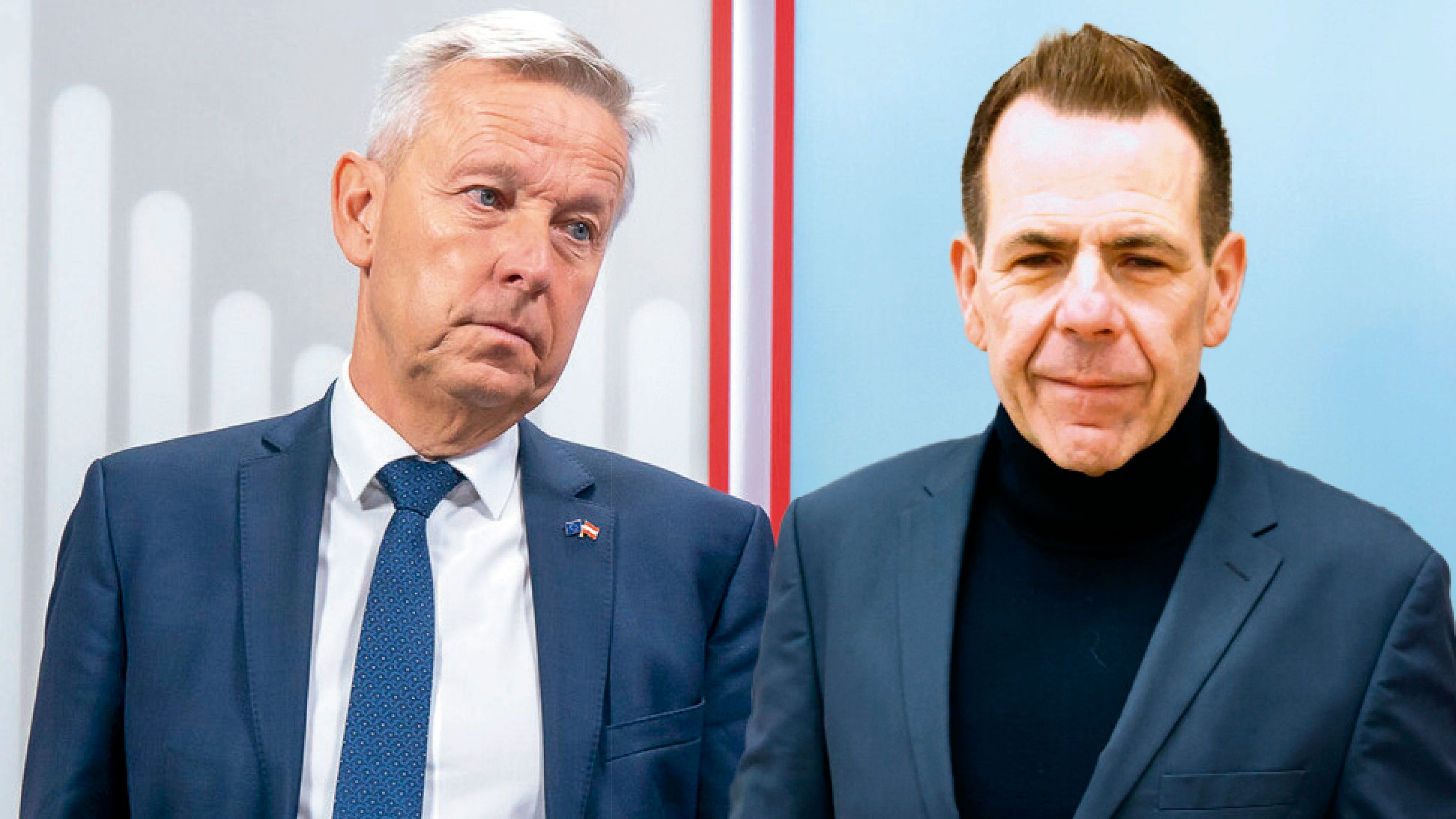 Reinhold Lopatka (l.) im schwarz-blauen Brief-Duell gegen Harald Vilimsky