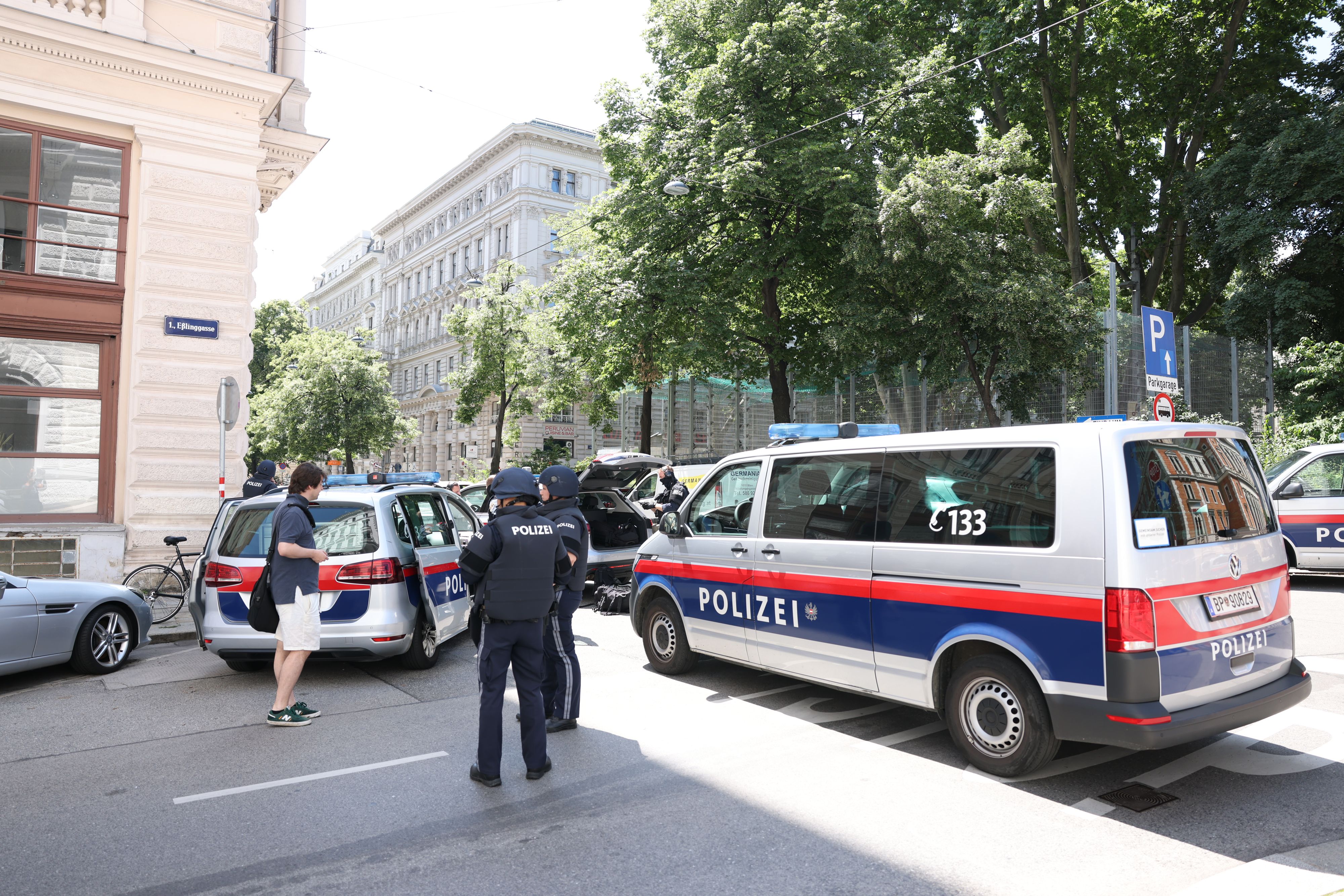 Polizeieinsatz in der Wiener Innenstadt (Symbolfoto)