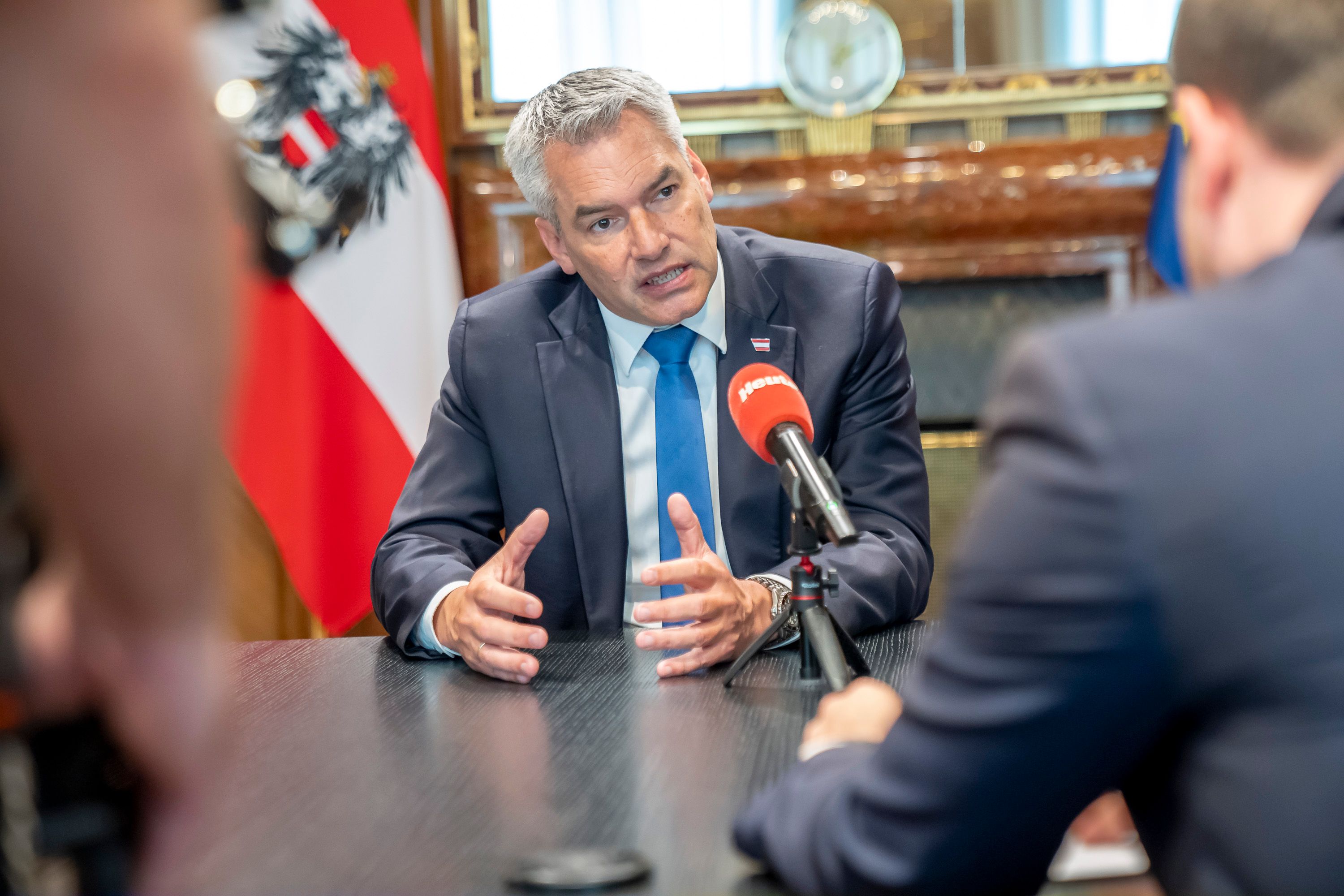 Bundeskanzler <strong>Karl Nehammer</strong> im 