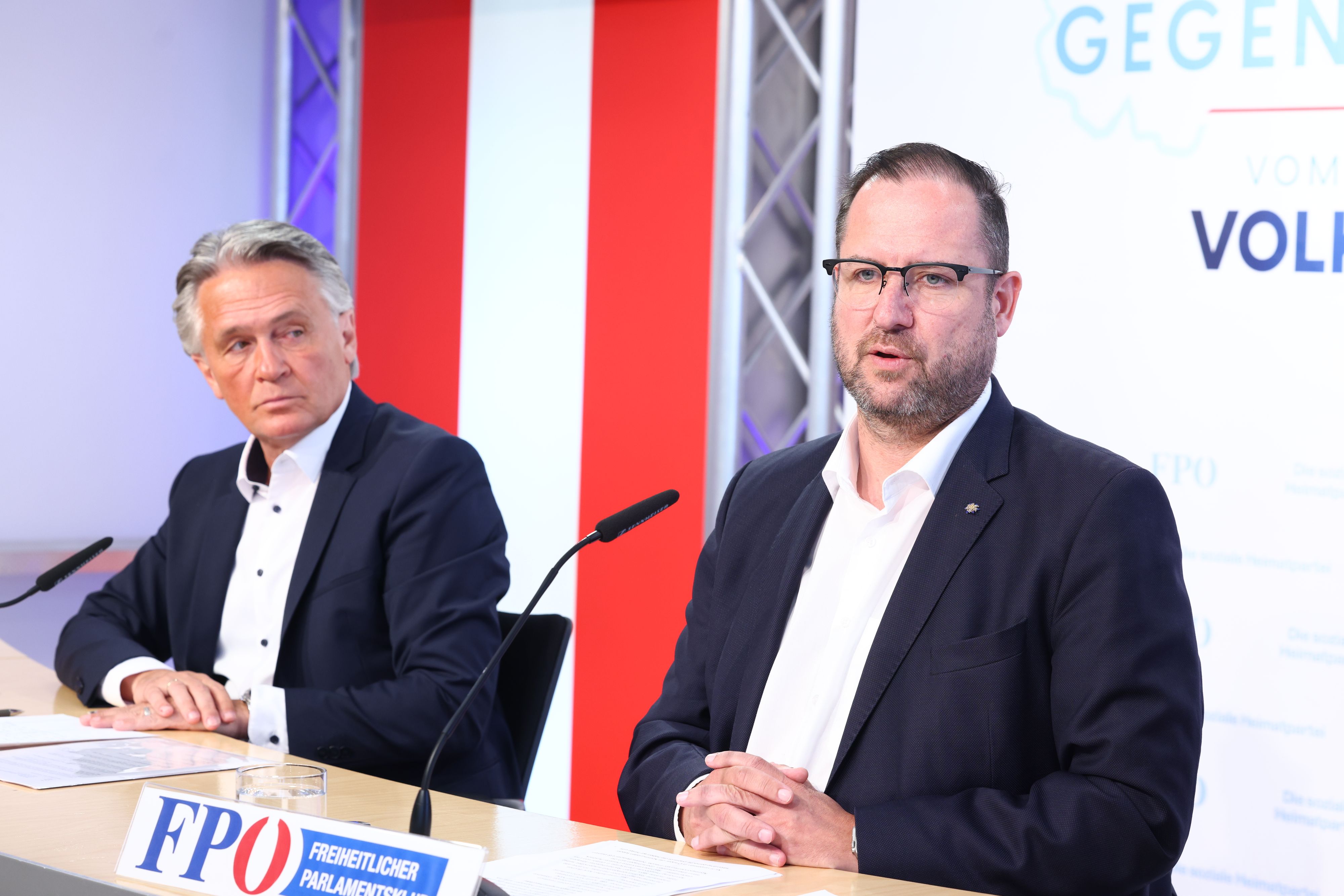 Peter Westenthaler und Christian Hafenecker mit einem Rundumschlag gegen den ORF