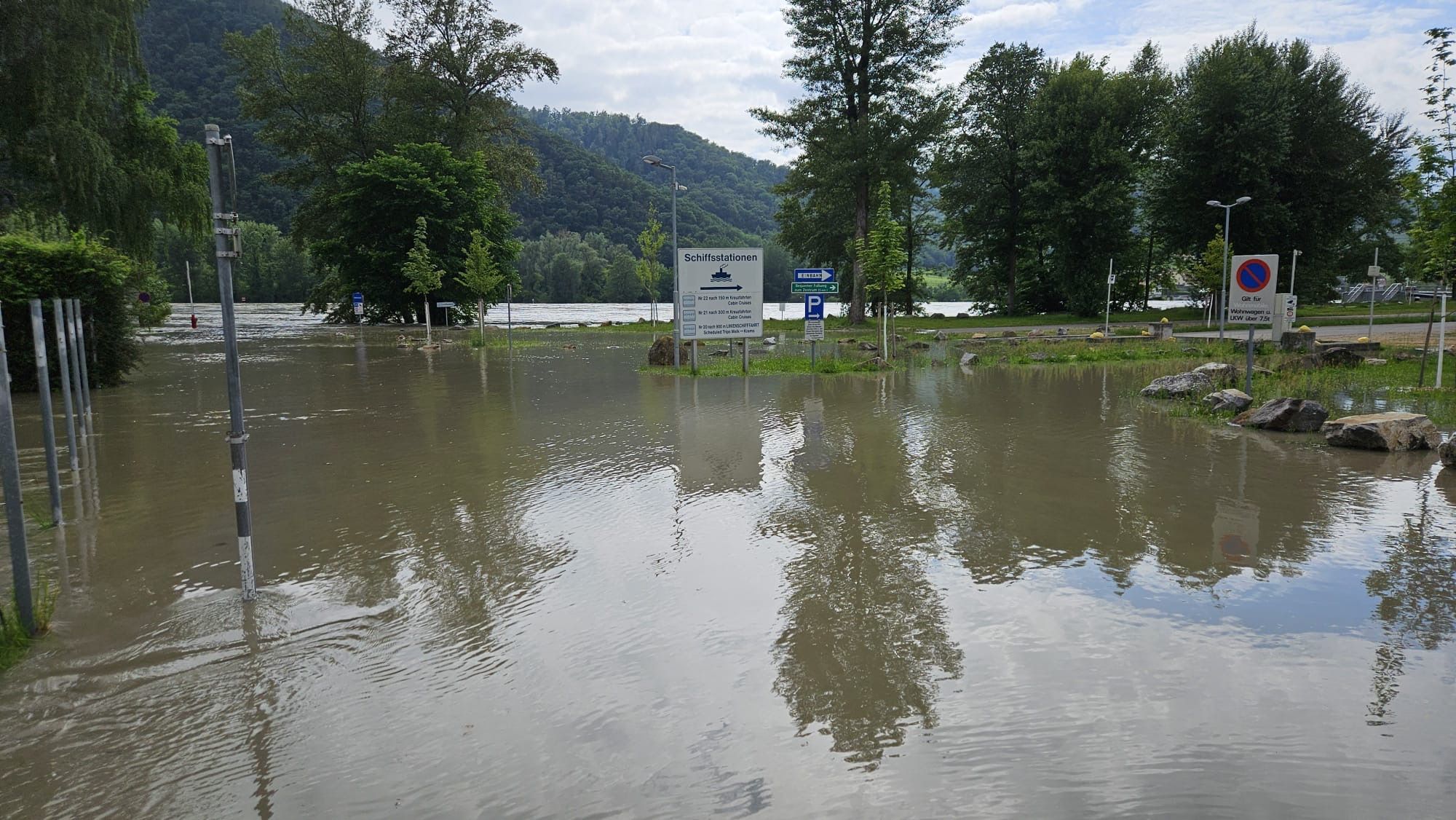 In der Wachau gehen die Wassermassen langsam zurück, die Arbeiten werden aber nicht weniger.