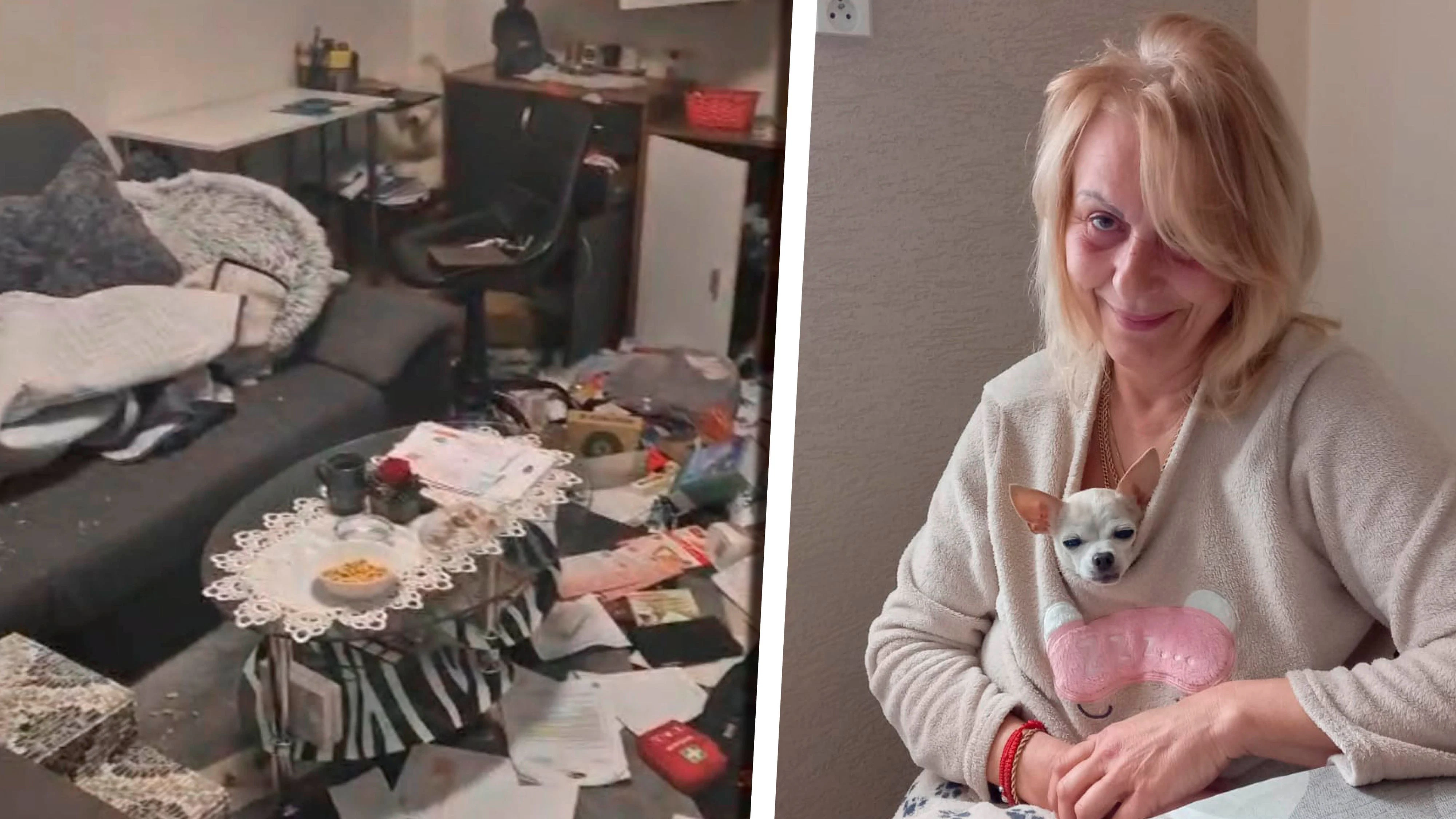 Nach dem Einbruch in Rozalias Wohnung in Wien-Favoriten ist Hündin Baba verschwunden.