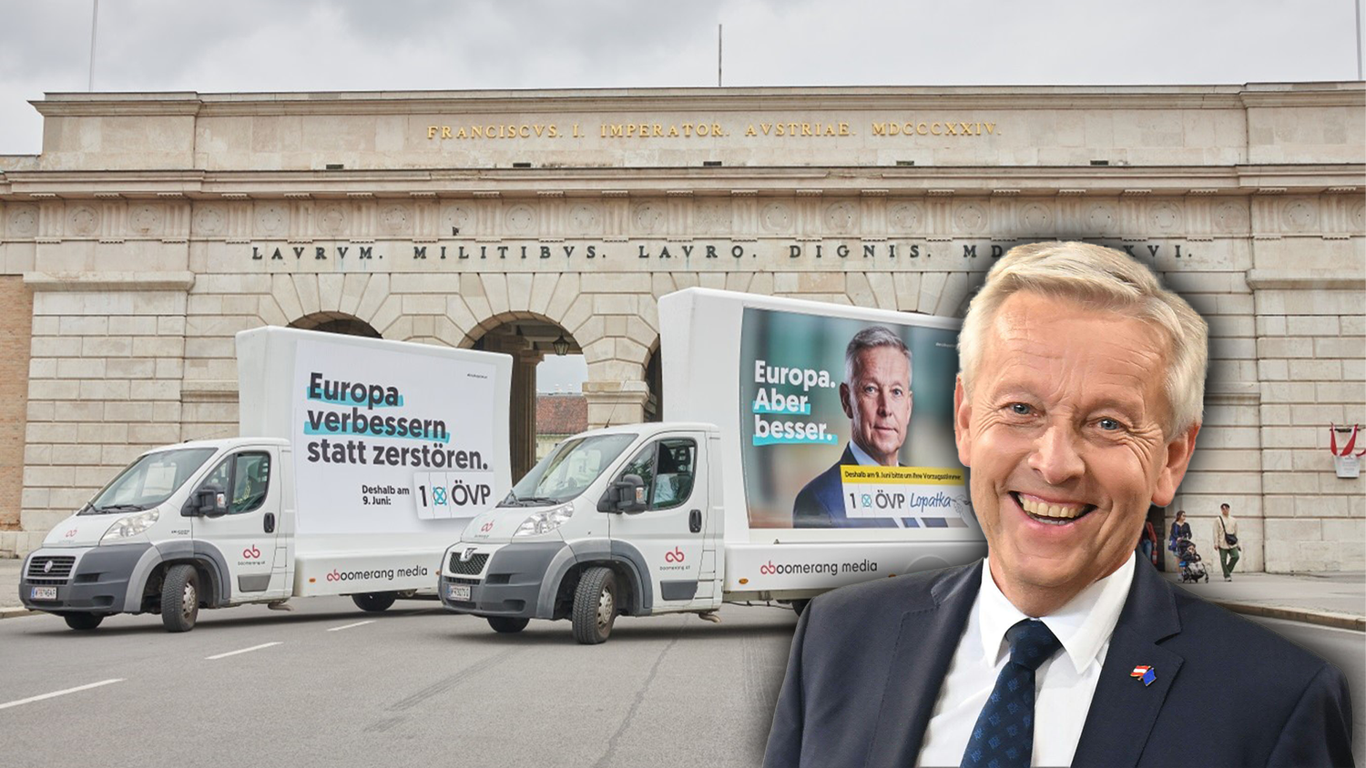 Für ÖVP-Spitzenkandidat Reinhold Lopatka spielt die FPÖ 