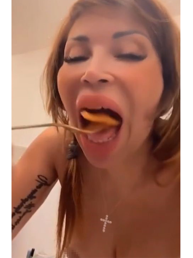 Auf der Aufnahme war Patricia Blanco splitterfasernackt! Die Resonanz auf das schlüpfrige Video war jedoch so positiv.