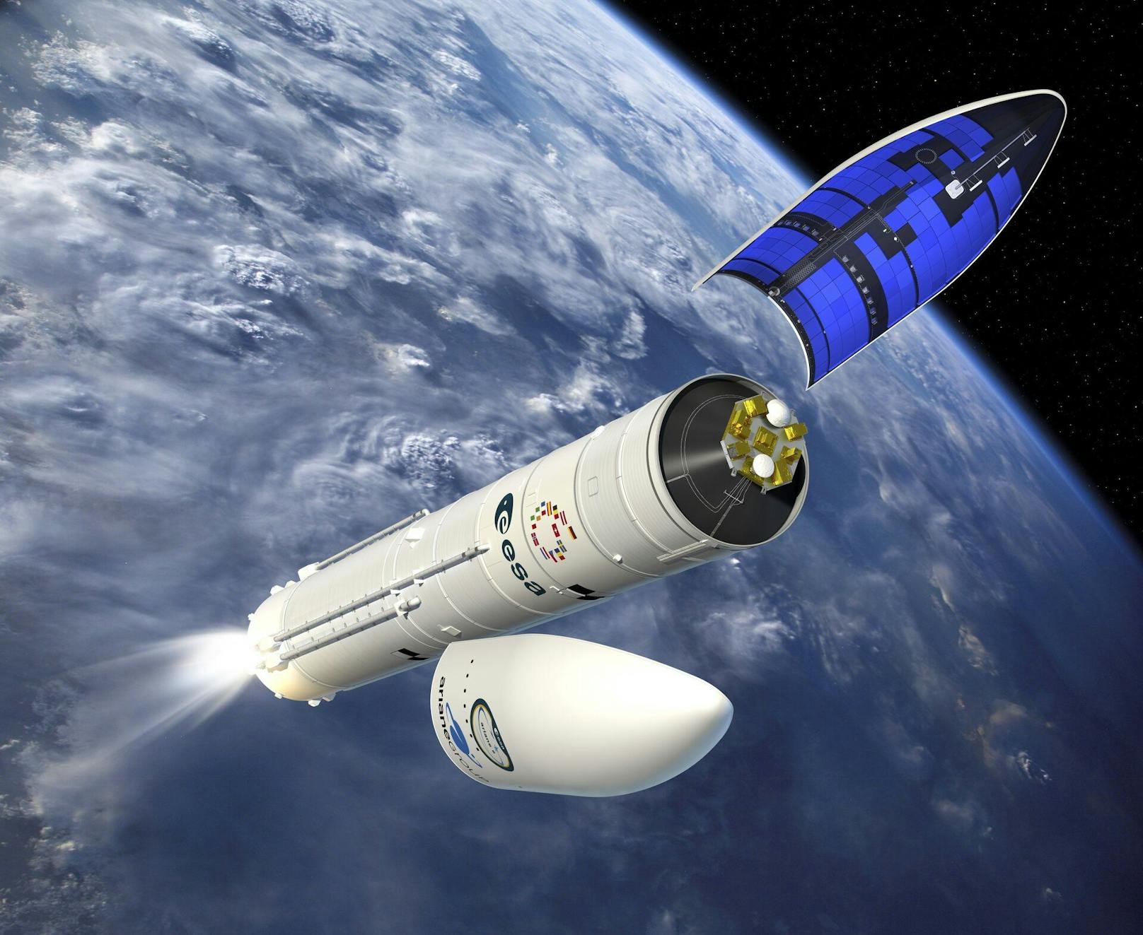Europas neue Trägerrakete Ariane 6 nutzt Hochtemperaturisolation und Mechanismen aus Österreich.