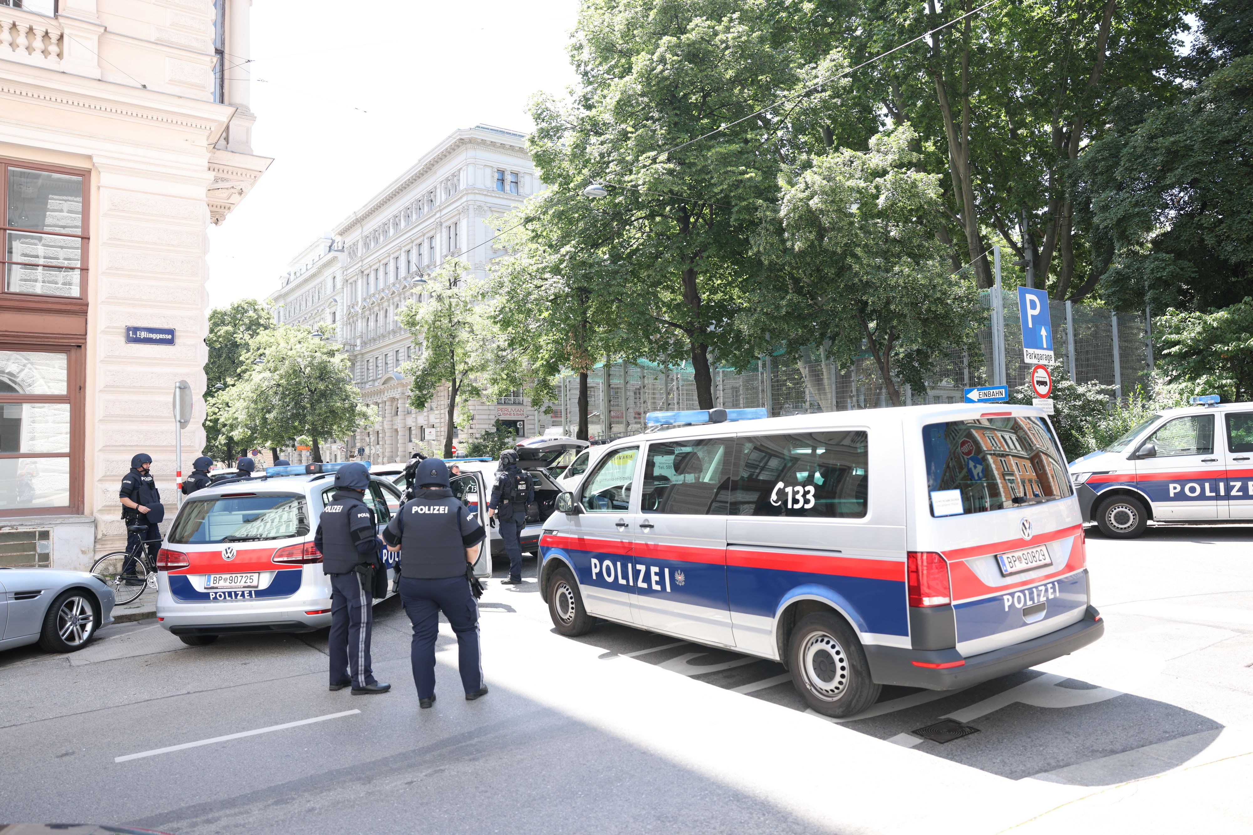 Polizeieinsatz in Wien (Symbolfoto)