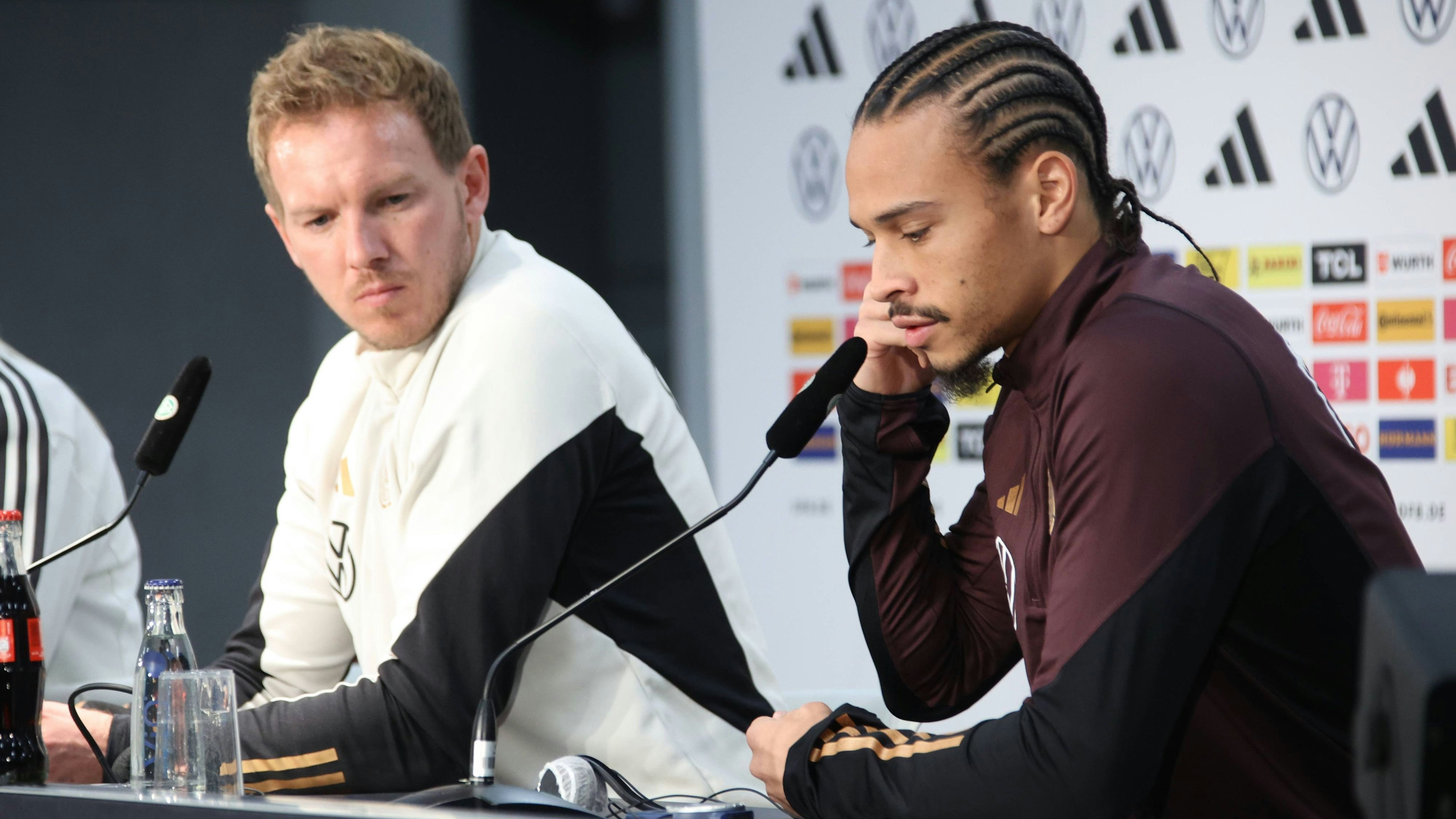 Leroy Sane muss um seinen Platz bei der EURO in Deutschland kämpfen.