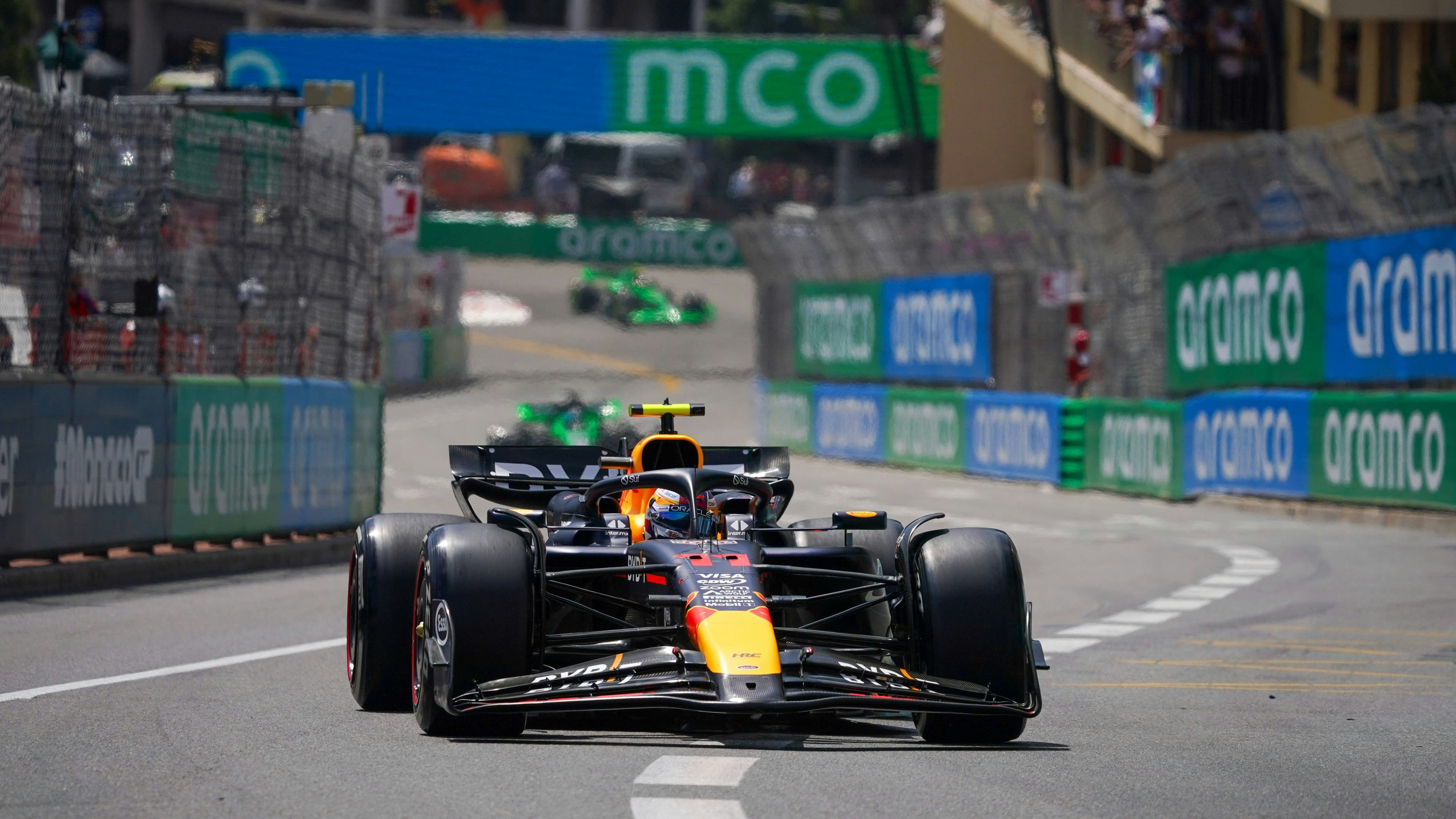 In Monaco schied Sergio Perez gleich zu Beginn des Rennens aus.