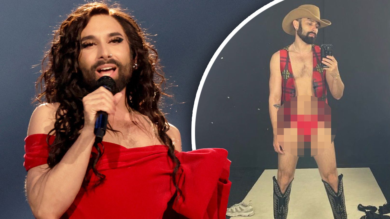 Conchita Wurst alias Tom Neuwirth zeigt sich diesmal nicht im Kleid, sondern Tanga.