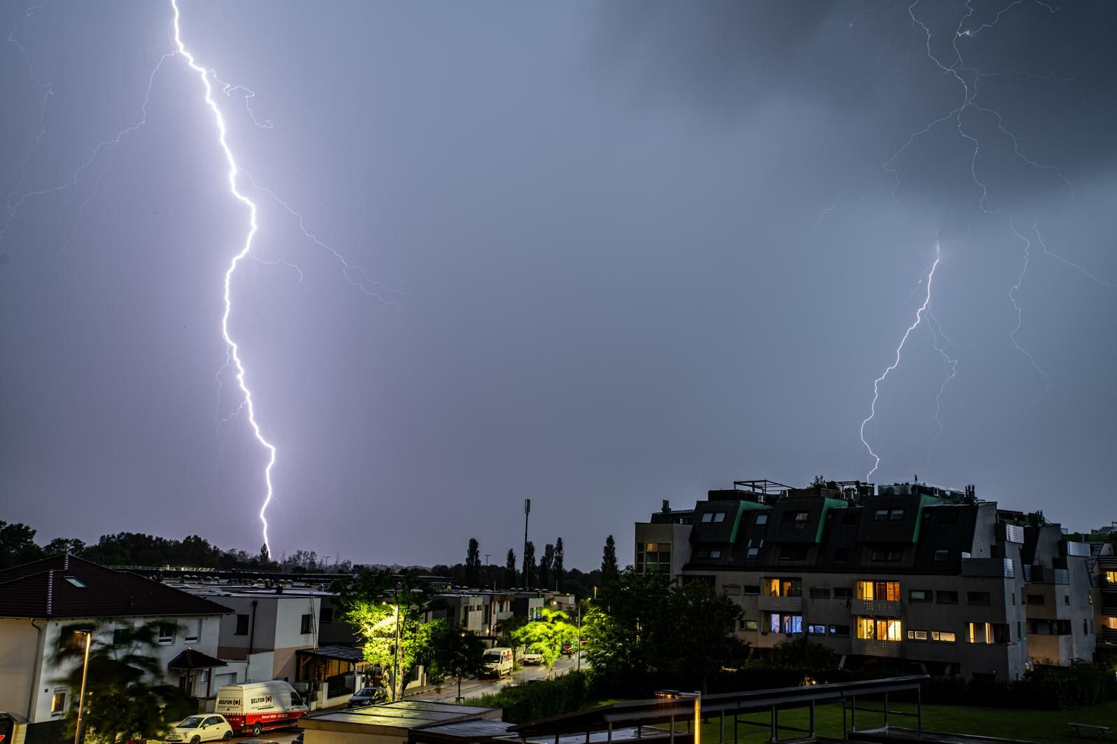 Am Donnerstag stürmte es heftig in Wien. Die Prognose für das Wochenende verheißt nichts Gutes.