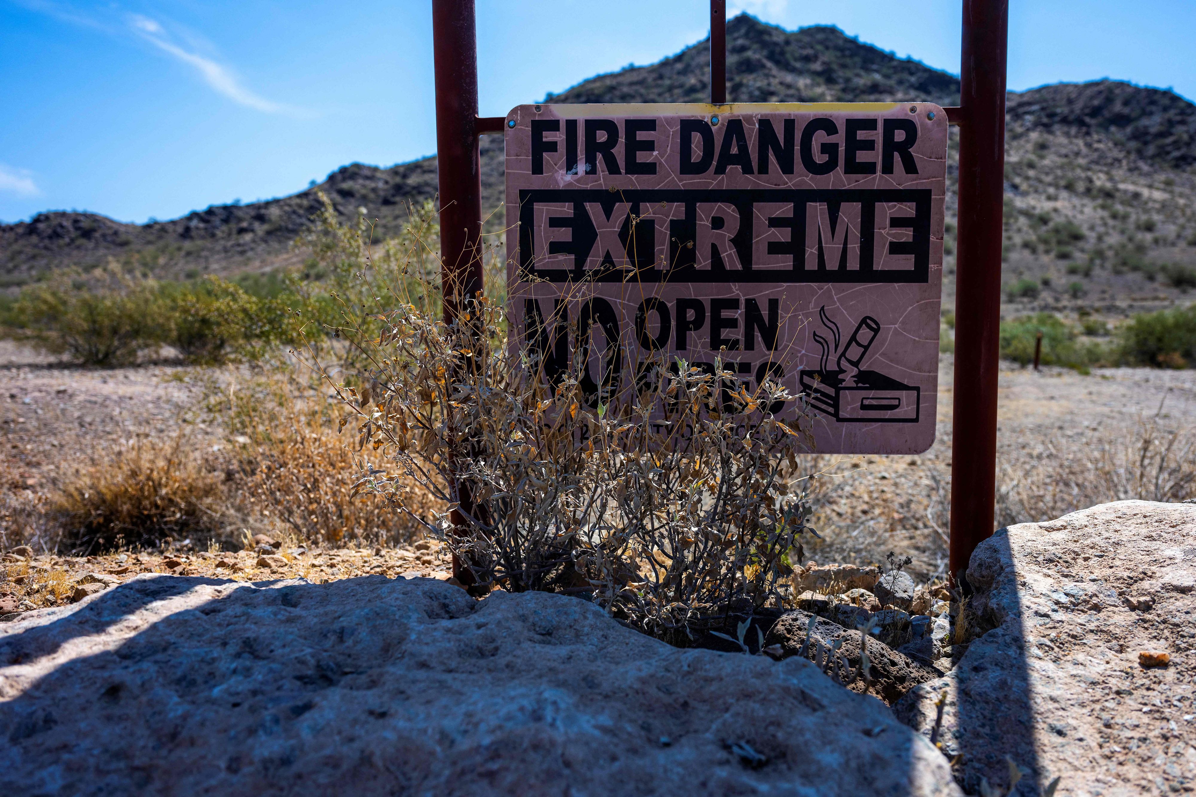 In Phoenix, Arizona, und Las Vegas, Nevada, gelten Hitzewarnungen.