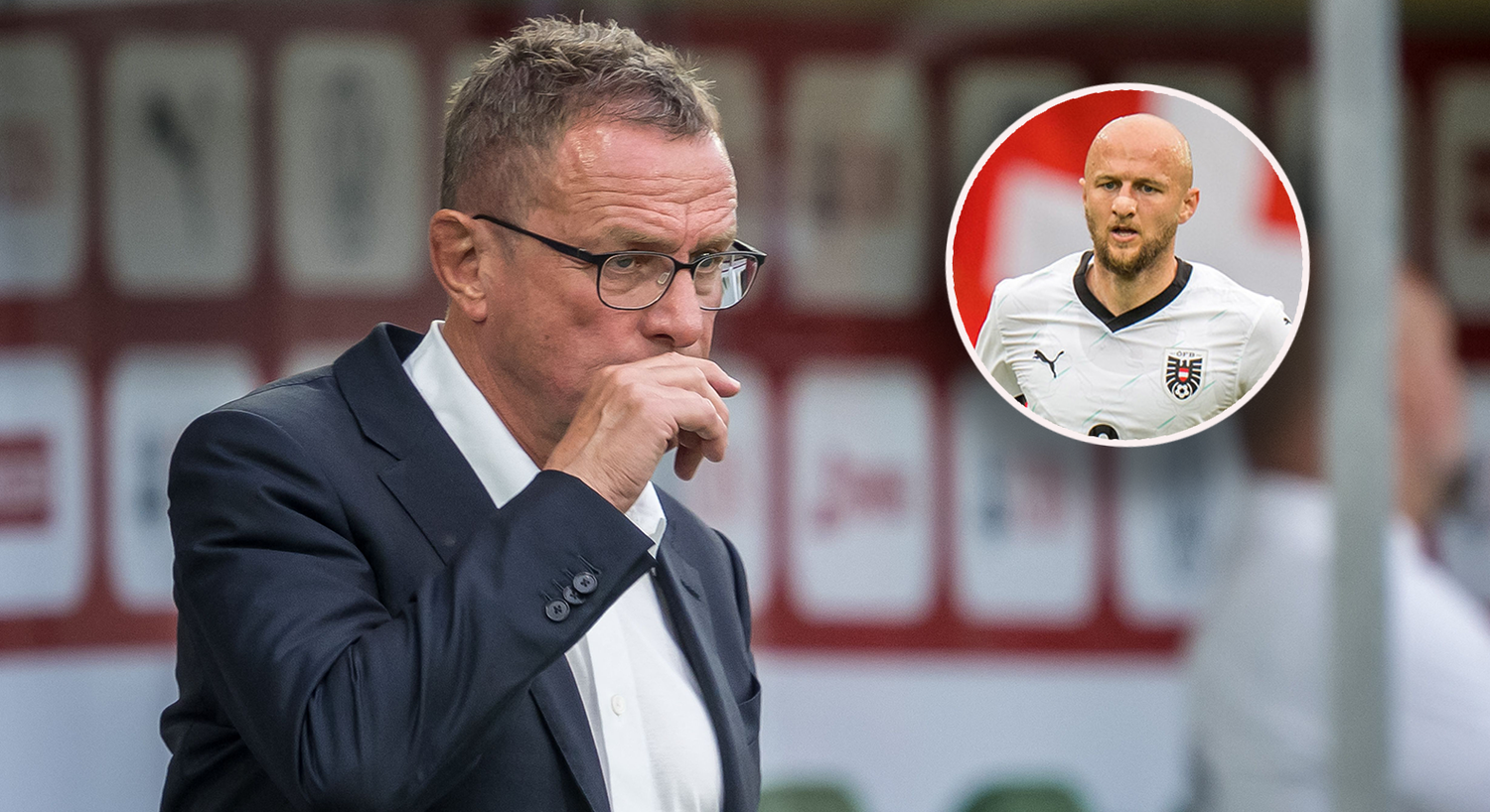Teamchef Ralf Rangnick redete seinen Teamspielern nach dem 1:1 in der Schweiz noch einmal ins Gewissen. 