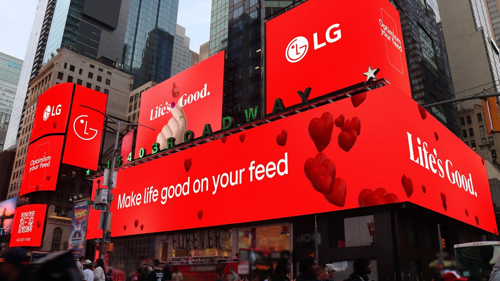 Die weltweite Kampagne ist Teil der "Life’s Good"-Kampagne, die LG letztes Jahr gestartet hat und den Menschen Zuversicht geben will.
