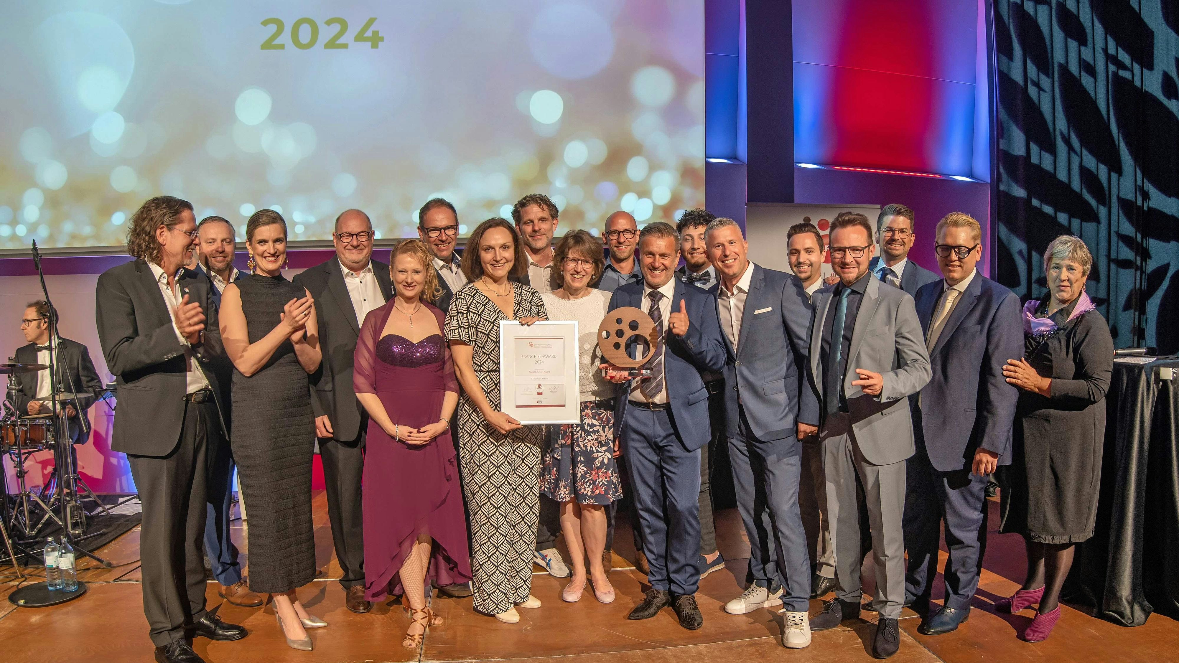 Sieg für A1 beim Franchise Award in der Kategorie "Social & Green".