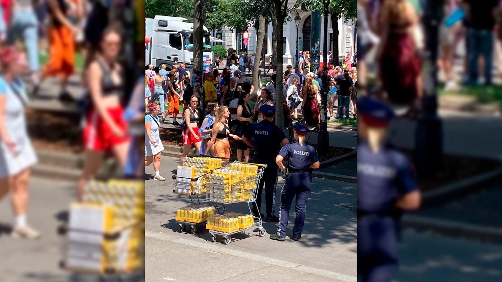 Bier-Razzia! Polizei greift bei Regenbogen-Parade durch