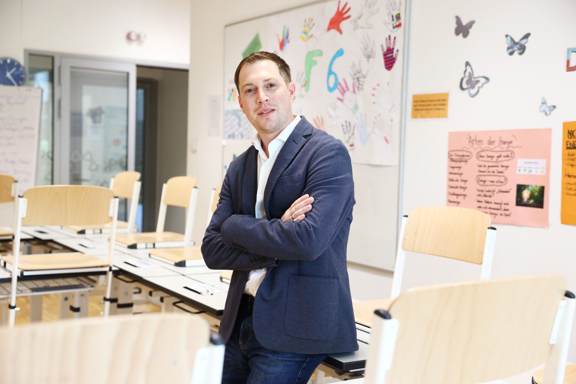 Direktor Thomas Fitzko (37) setzt auf klare Regeln.