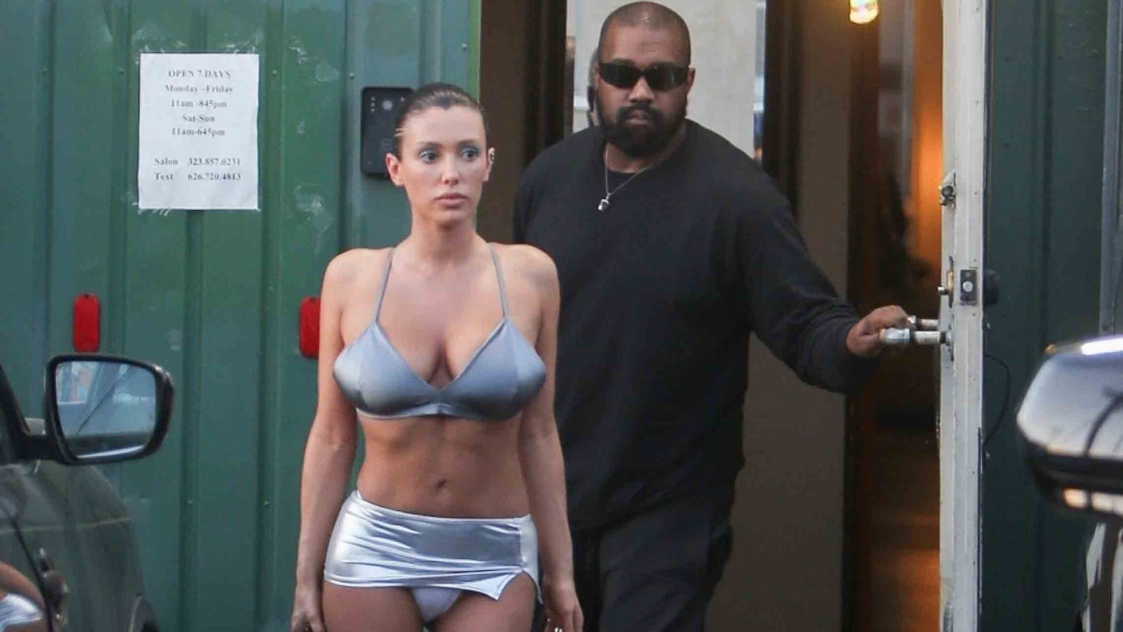 Kanye West und seine Partnerin Bianca Censori.