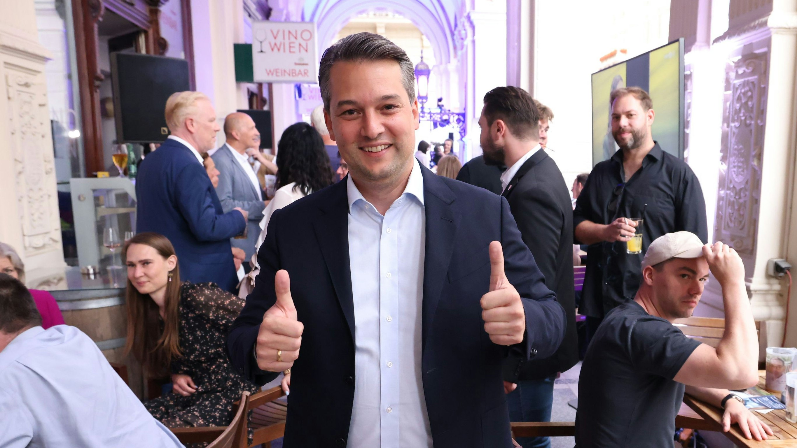 Wiens FPÖ-Chef Dominik Nepp zeigt sich mit dem Abschneiden seiner Partei bei der EU-Wahl sehr zufrieden.